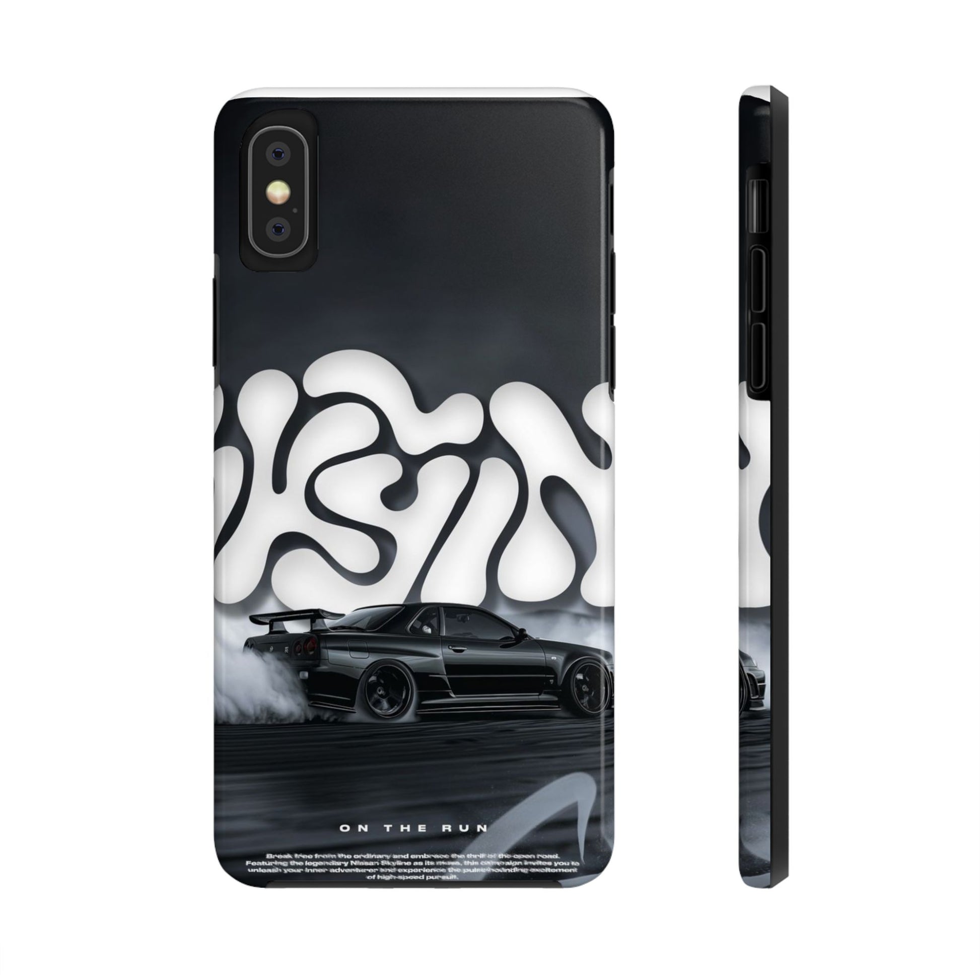 Drifting Skyline Racing Car Theme Phone Case for iPhone & Samsung Galaxy Phones