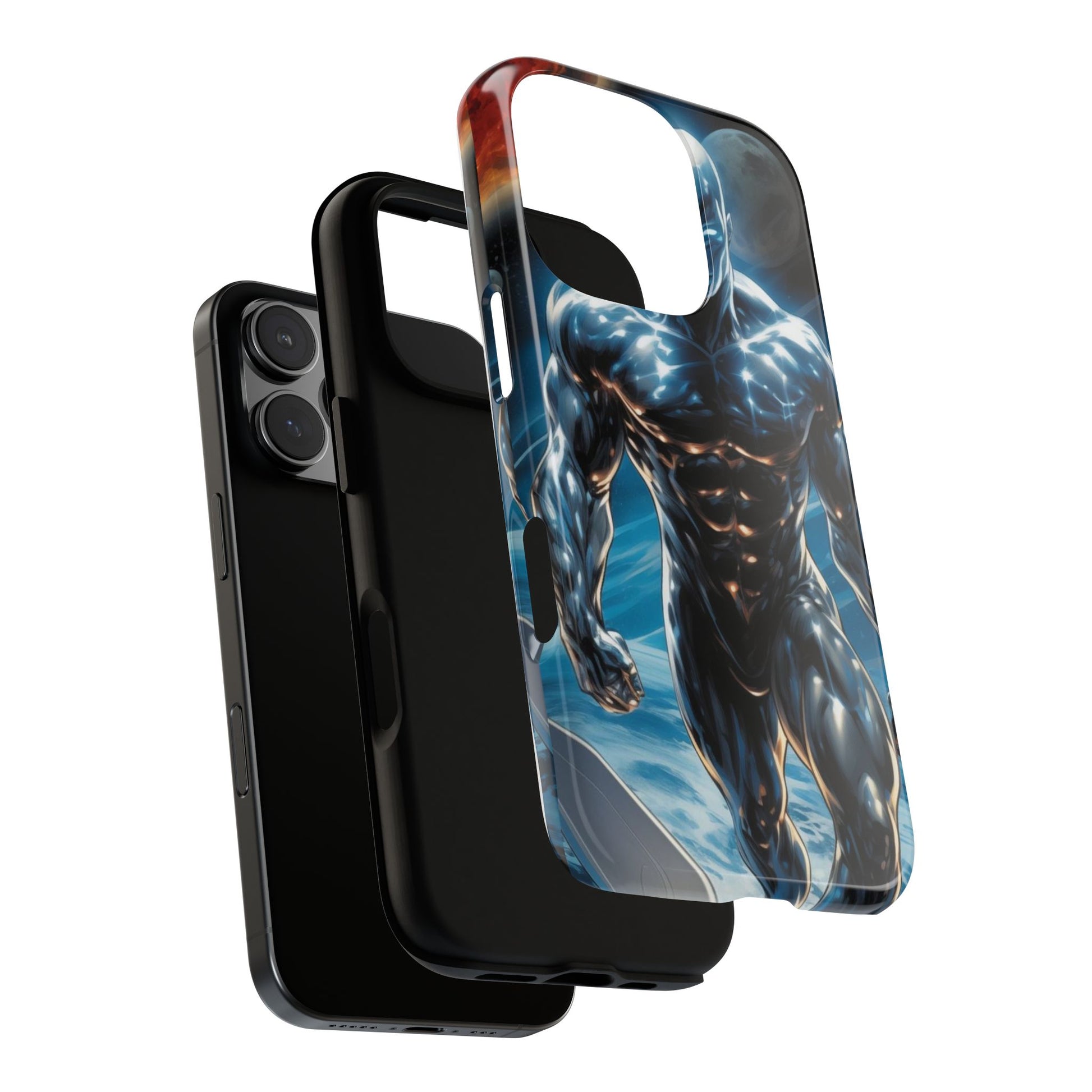 The Silver Surfer Comic Art Phone Case, Tough Cases for iPhones, Samsung, and Pixel