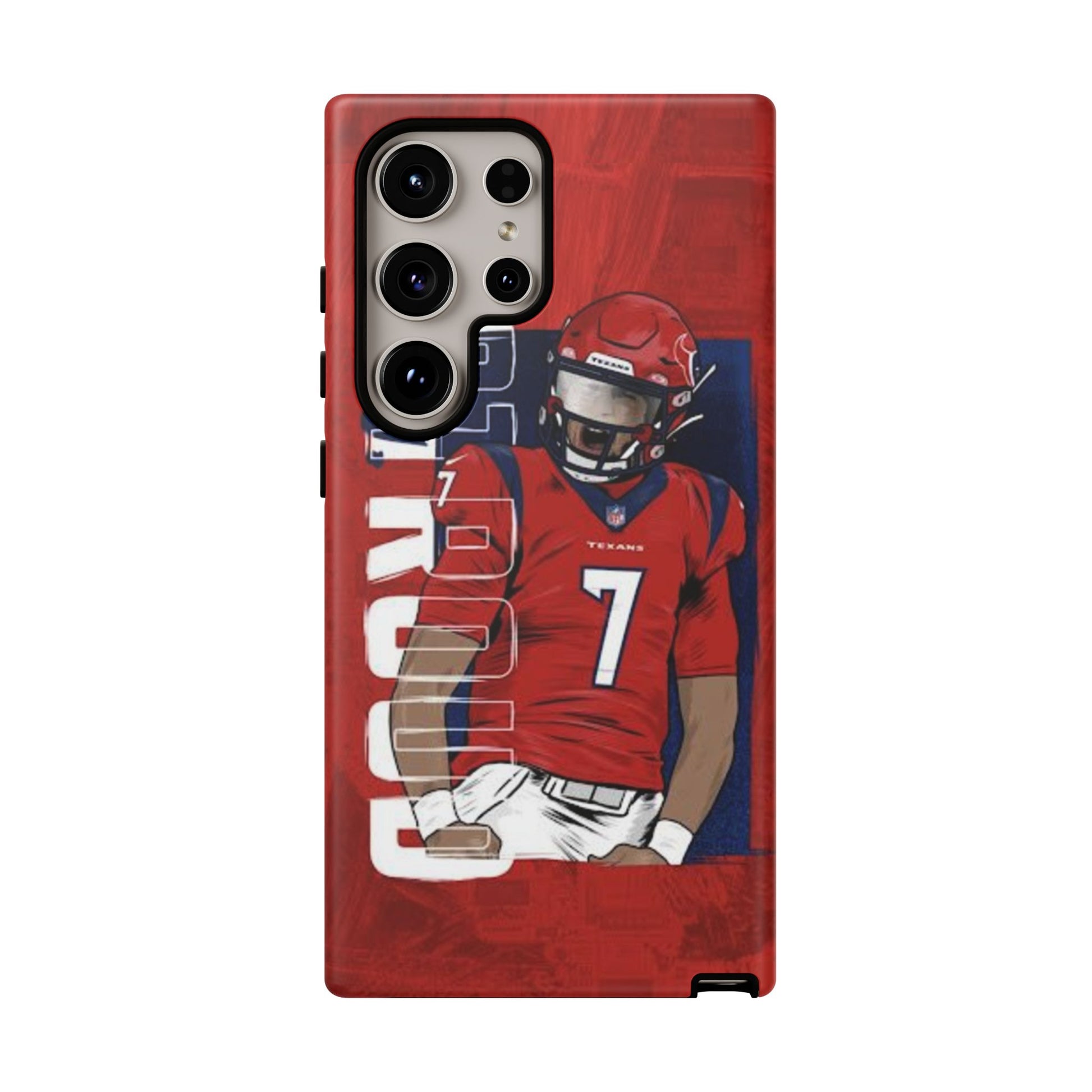 Houston Texans Football CJ Stroud Tough Cases for iPhones, Samsung, and Pixel
