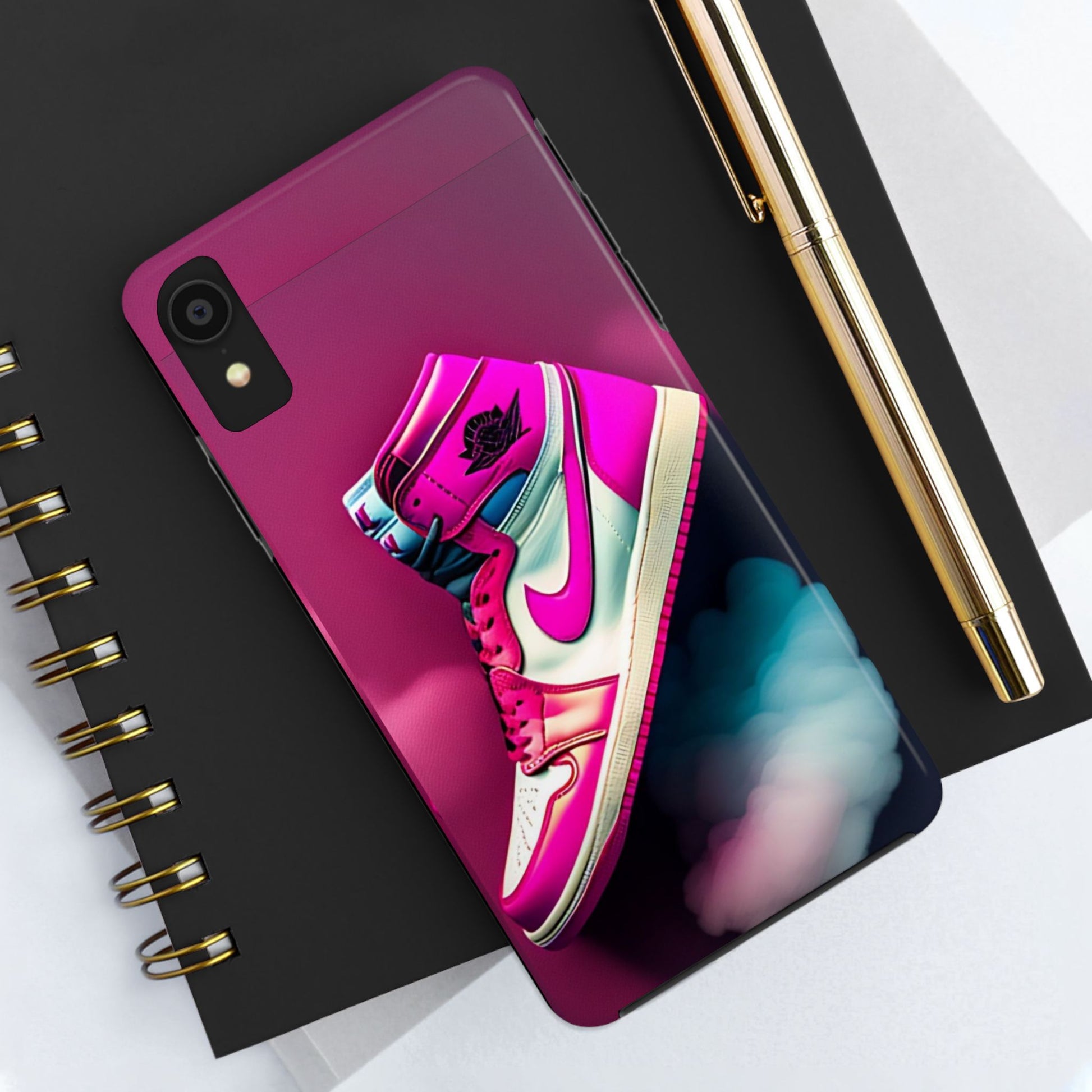 Pink Jordan Sneakers Phone Cases for iPhones & Samsung Phones