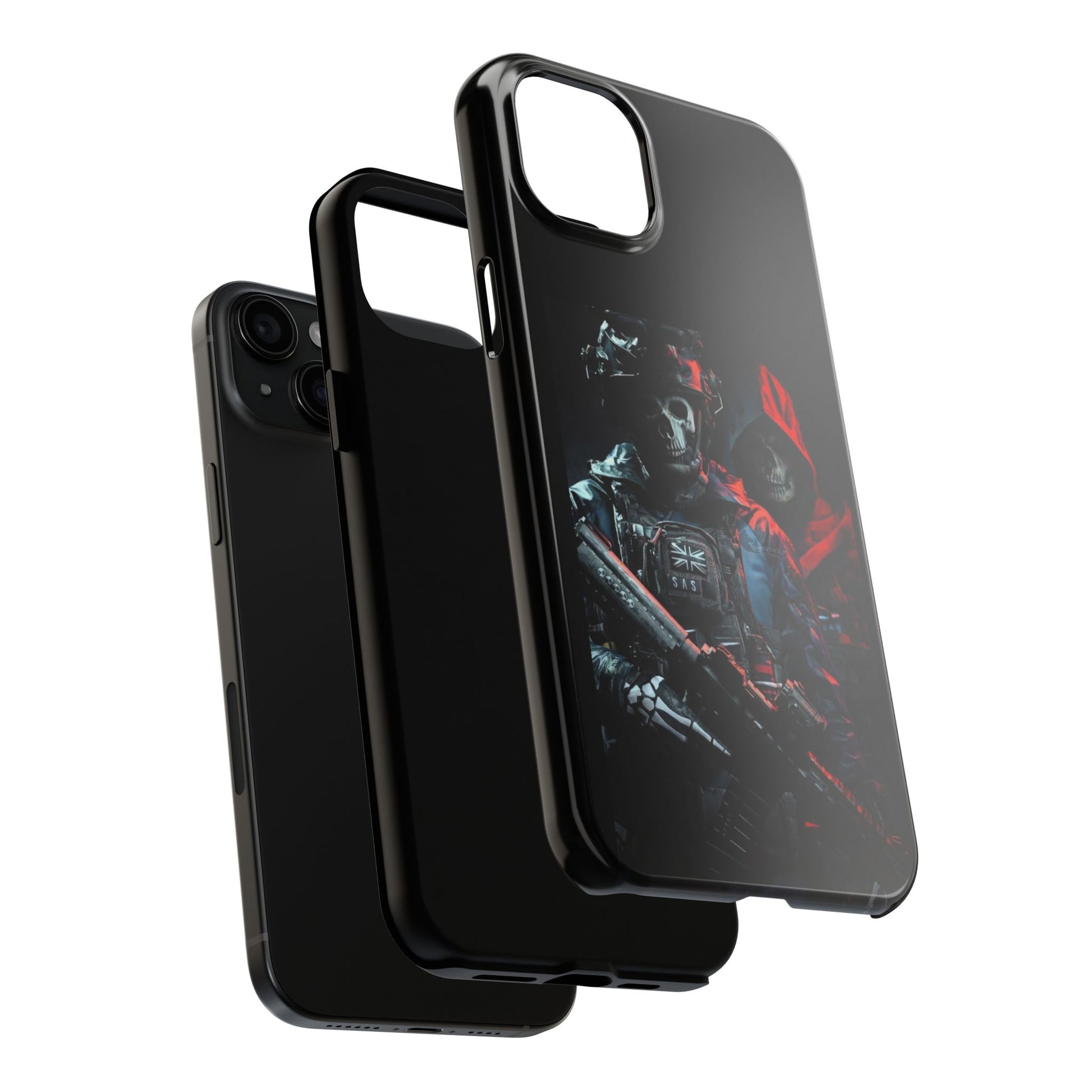 COD Ghost Gamer Phone Cases for Iphones & Samsung Phones