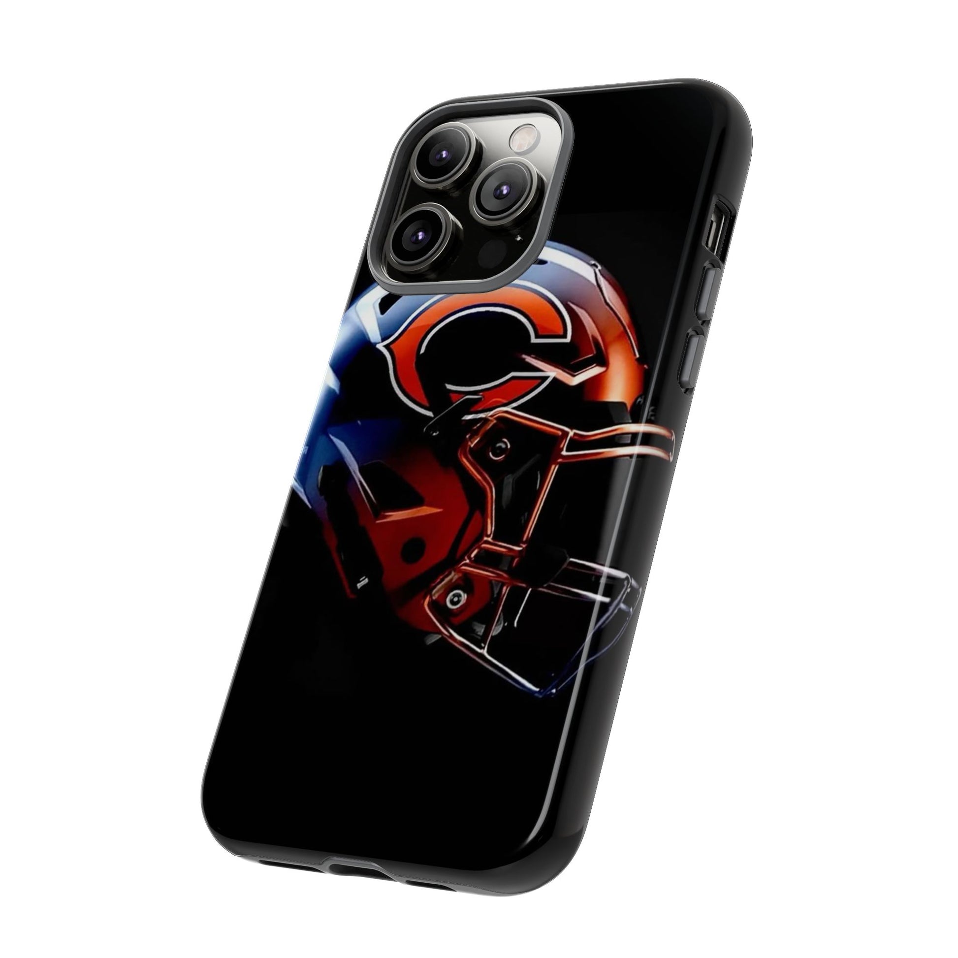 Football Helmet Chicago Bears Phone Case, Tough Cases for iPhones, Samsung, and Pixel
