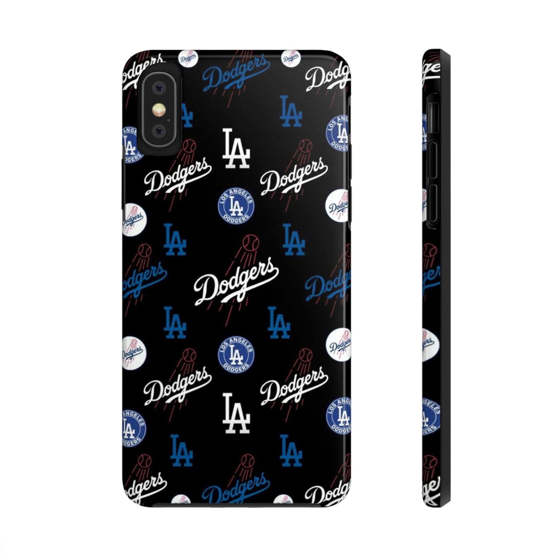 Dodgers Baseball Pattern Phone Cases for Iphones & Samsung Phones Durable