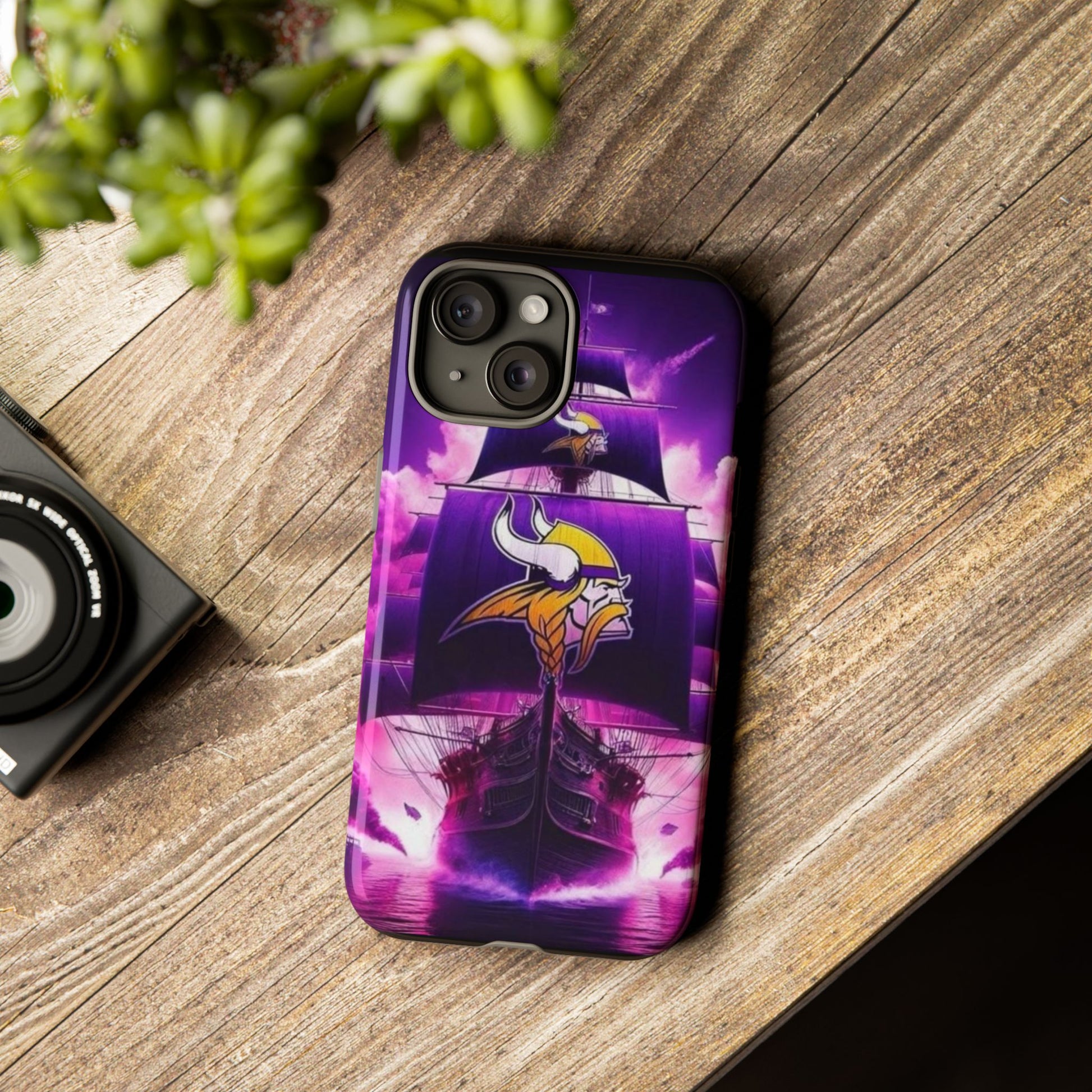 Minnesota Vikings Ship Football Phone Case, Tough Cases for iPhones, Samsung, and Pixel
