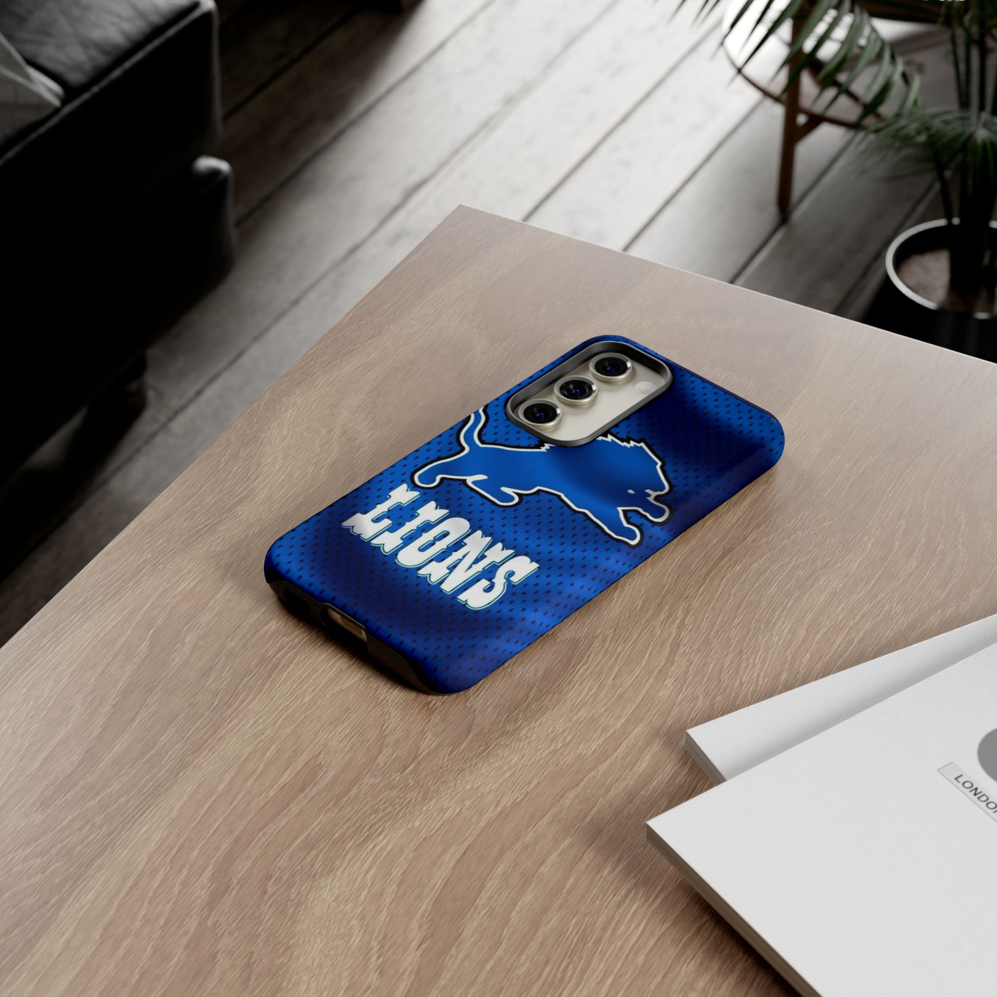 Detroit Lions Football Jersey Phone Case, Tough Cases for iPhones, Samsung, and Pixel