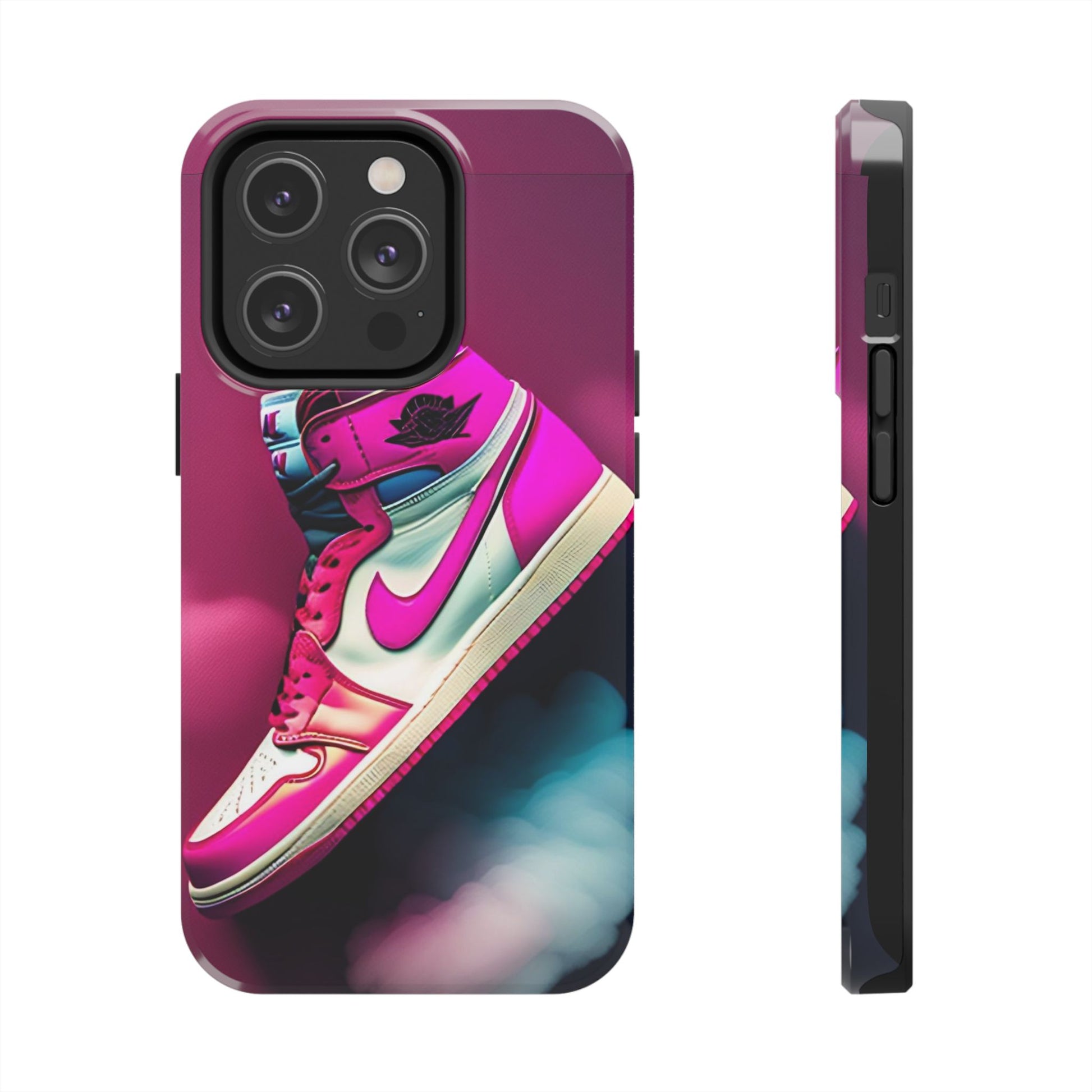 Pink Jordan Sneakers Phone Cases for iPhones & Samsung Phones