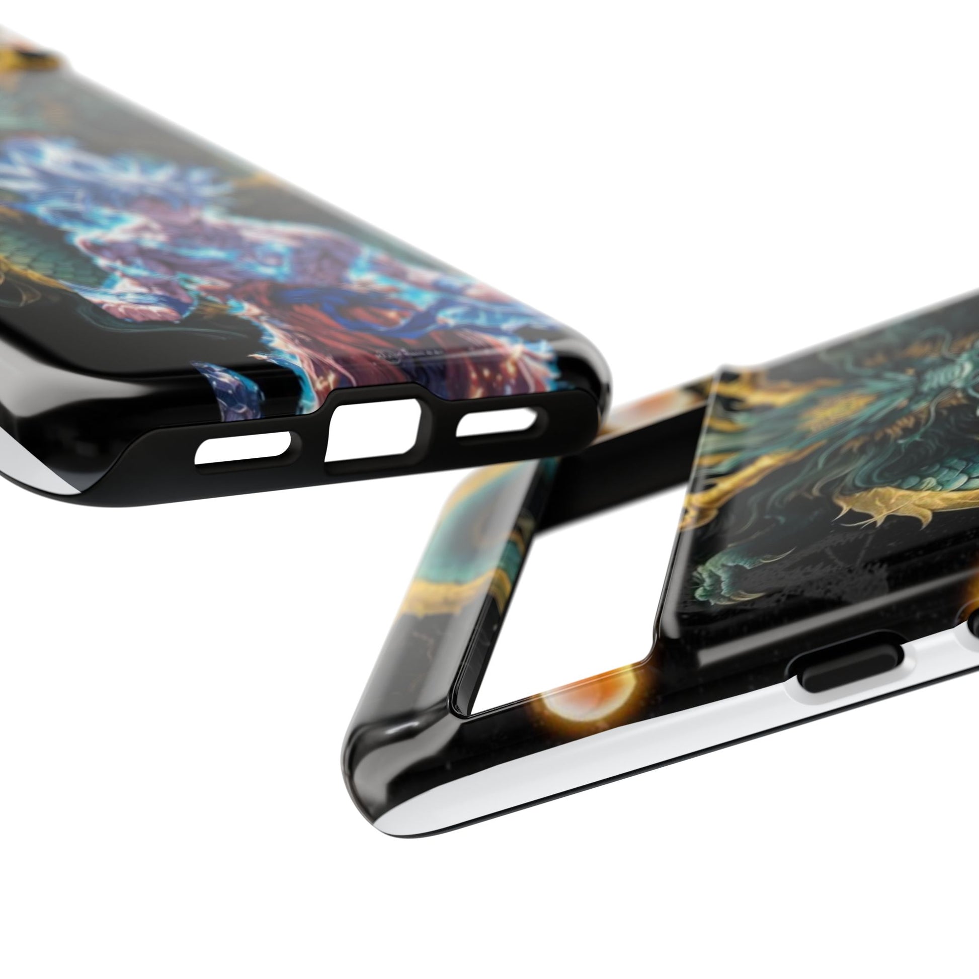 Anime Goku x Shenron Dragonball Z Tough Cases for iPhones, Samsung, and Pixel