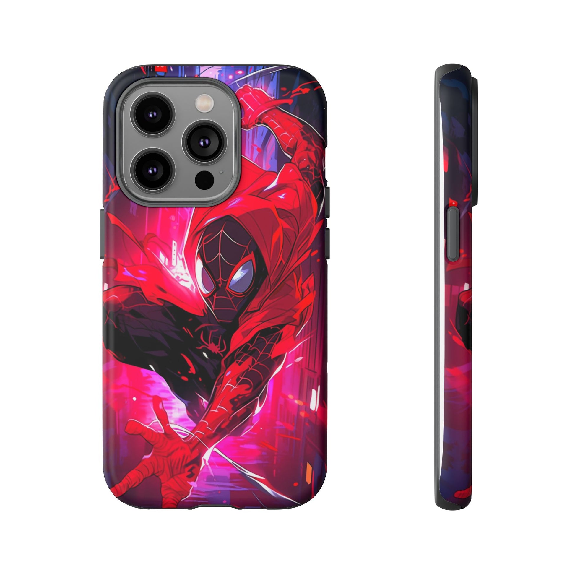 Miles Morales Spiderman Phone Case, Tough Cases for iPhones, Samsung, and Pixel
