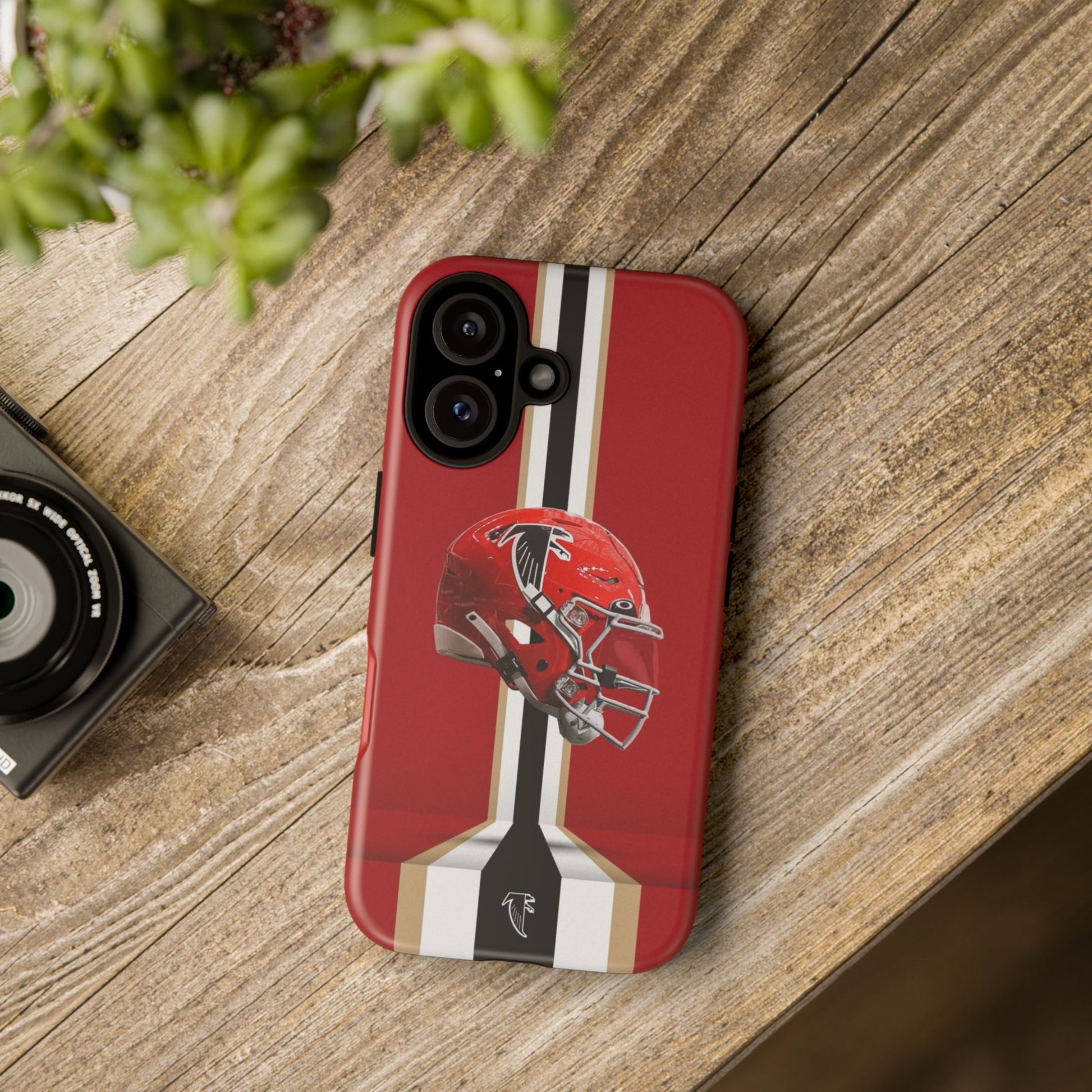Atlanta Falcons Football Helmet Logo Tough Cases for iPhones, Samsung, and Pixel