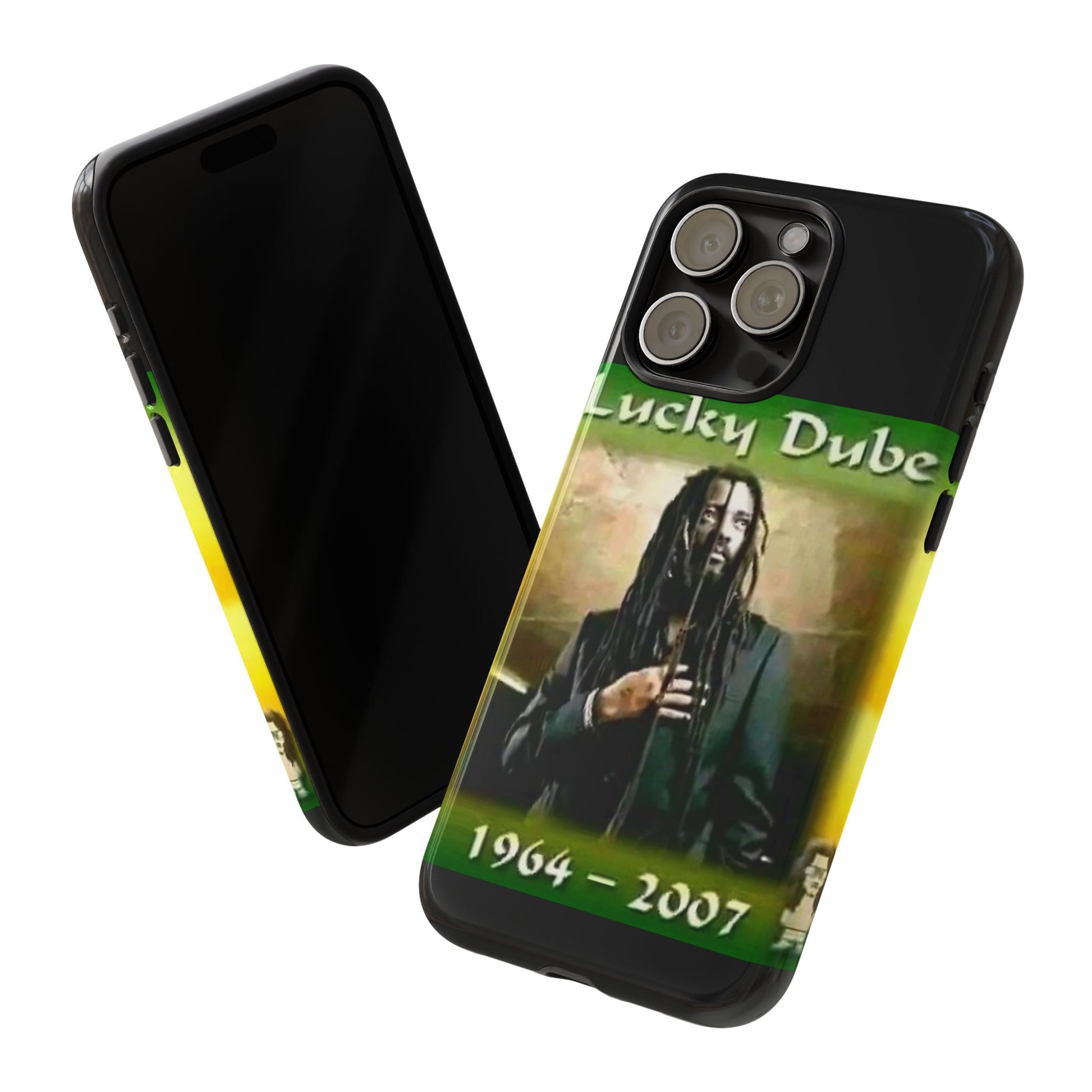 Lucky Dube Tough Cases for iPhones, Samsung, and Pixel