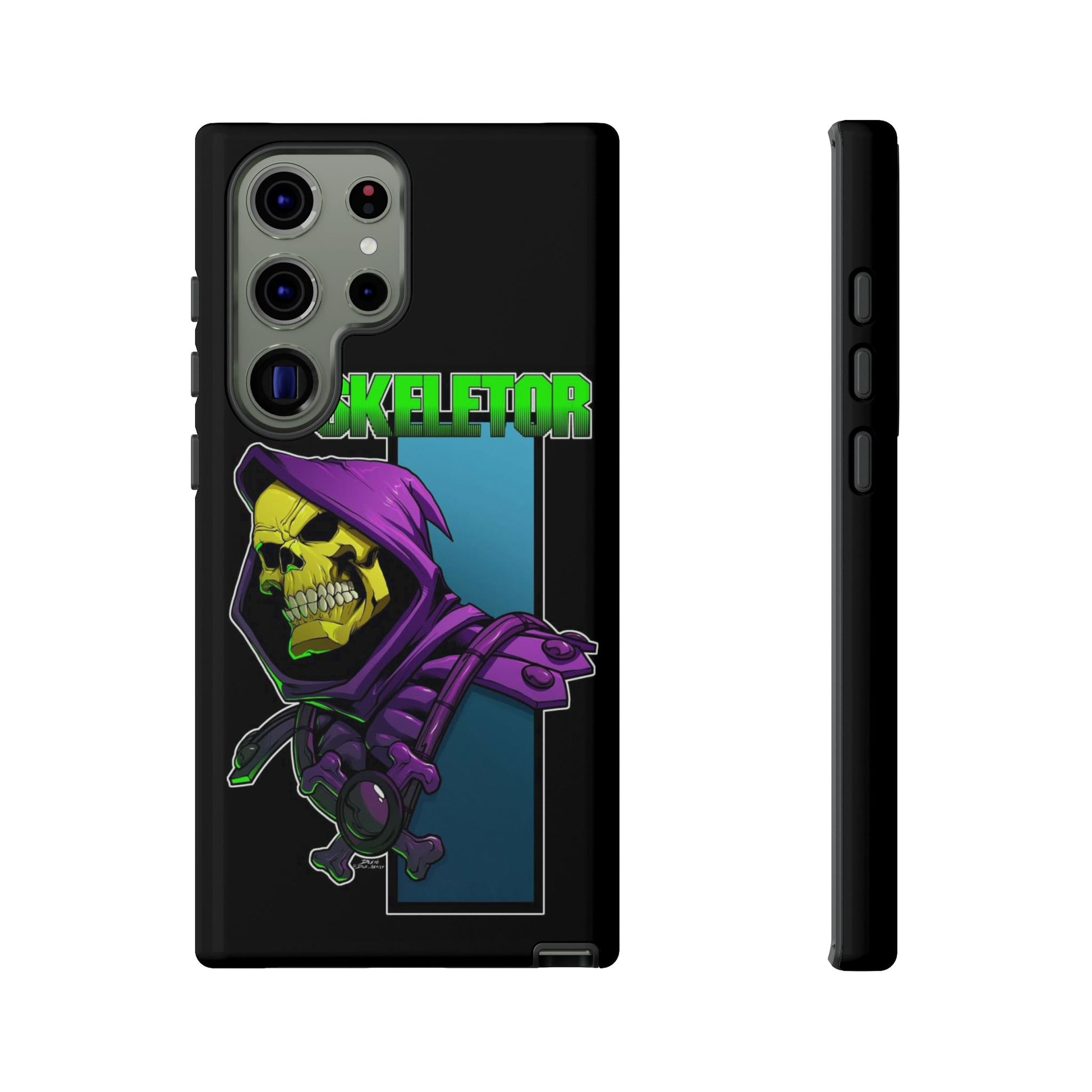 Skeletor Tough Cases for iPhones, Samsung, and Pixel