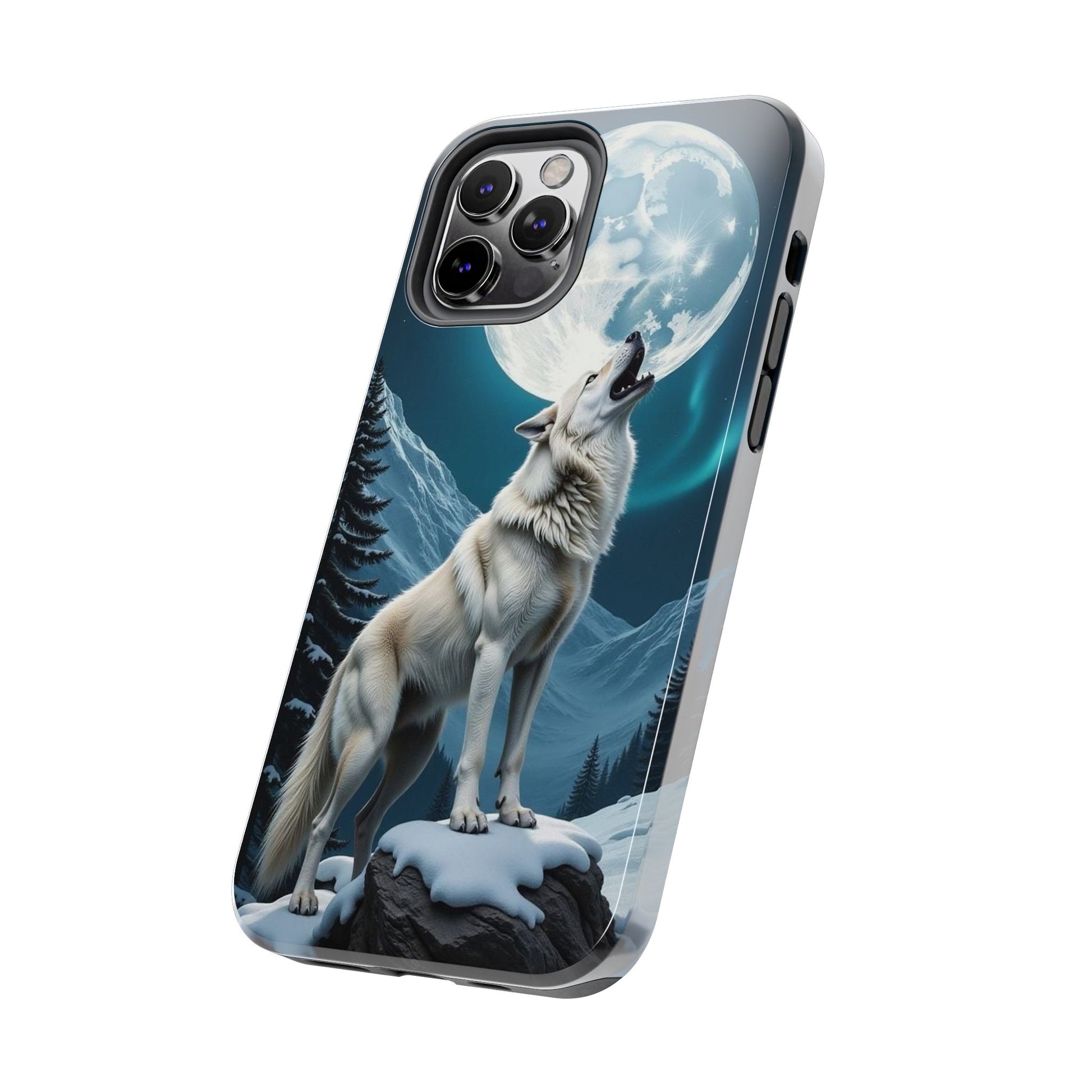 Howling Wolf Theme Phone Cases for iPhones & Samsung Phones