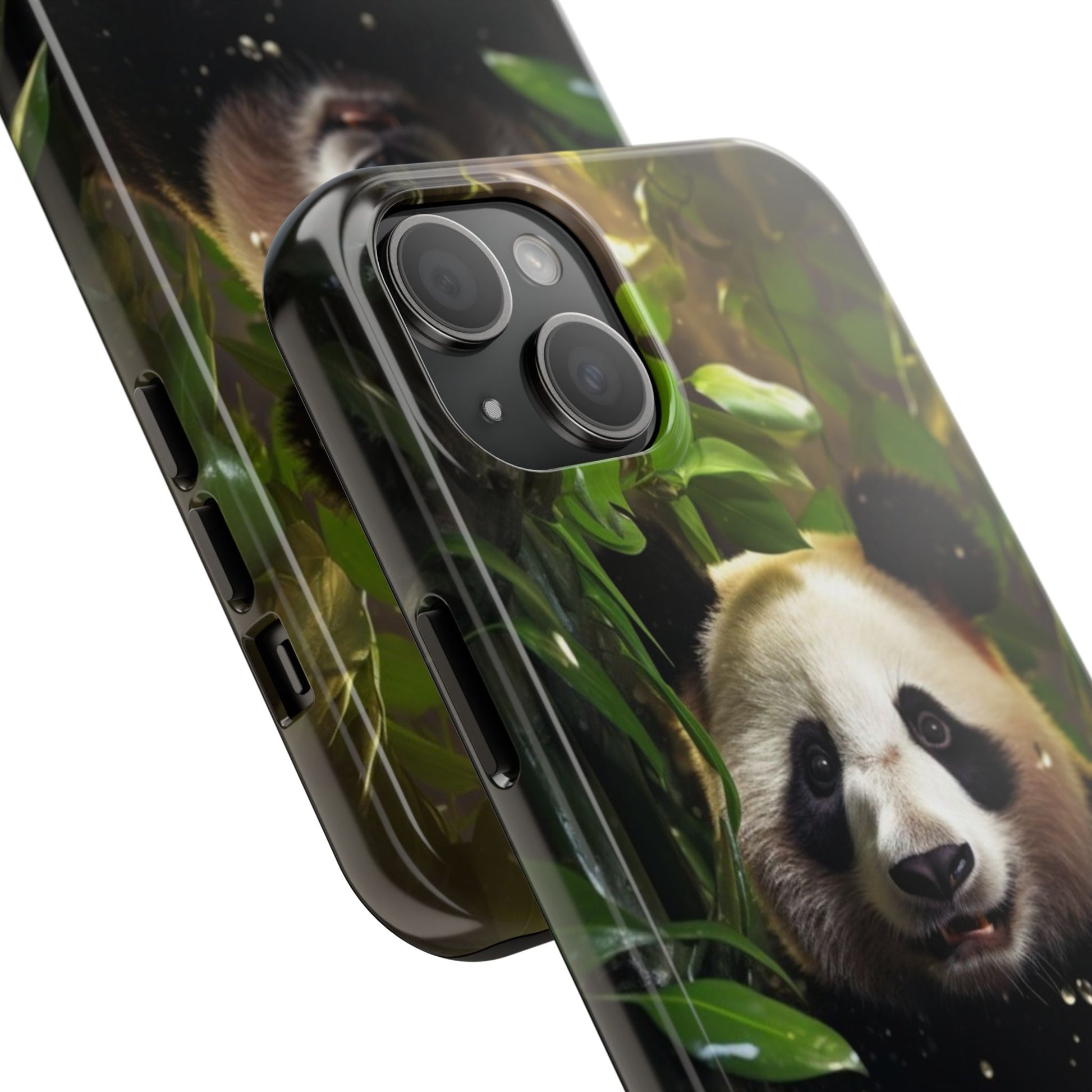 Smiling Panda Theme Phone Cases for iPhones & Samsung Phones