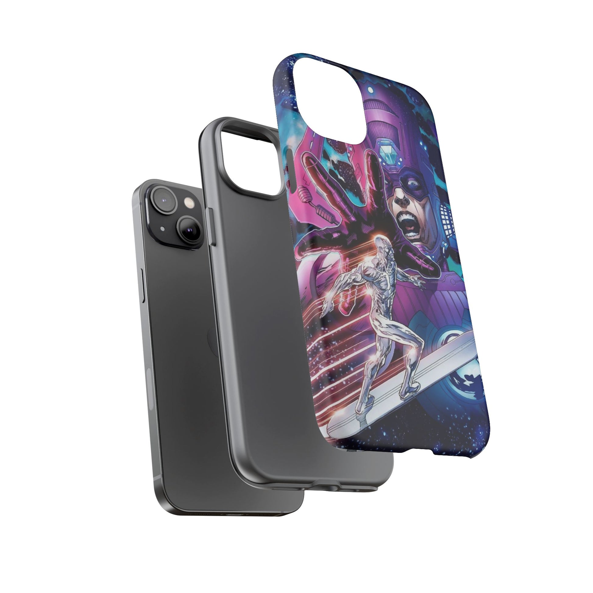 Galactus x Silver Surfer Marvel Phone Case, Tough Cases for iPhones, Samsung, and Pixel