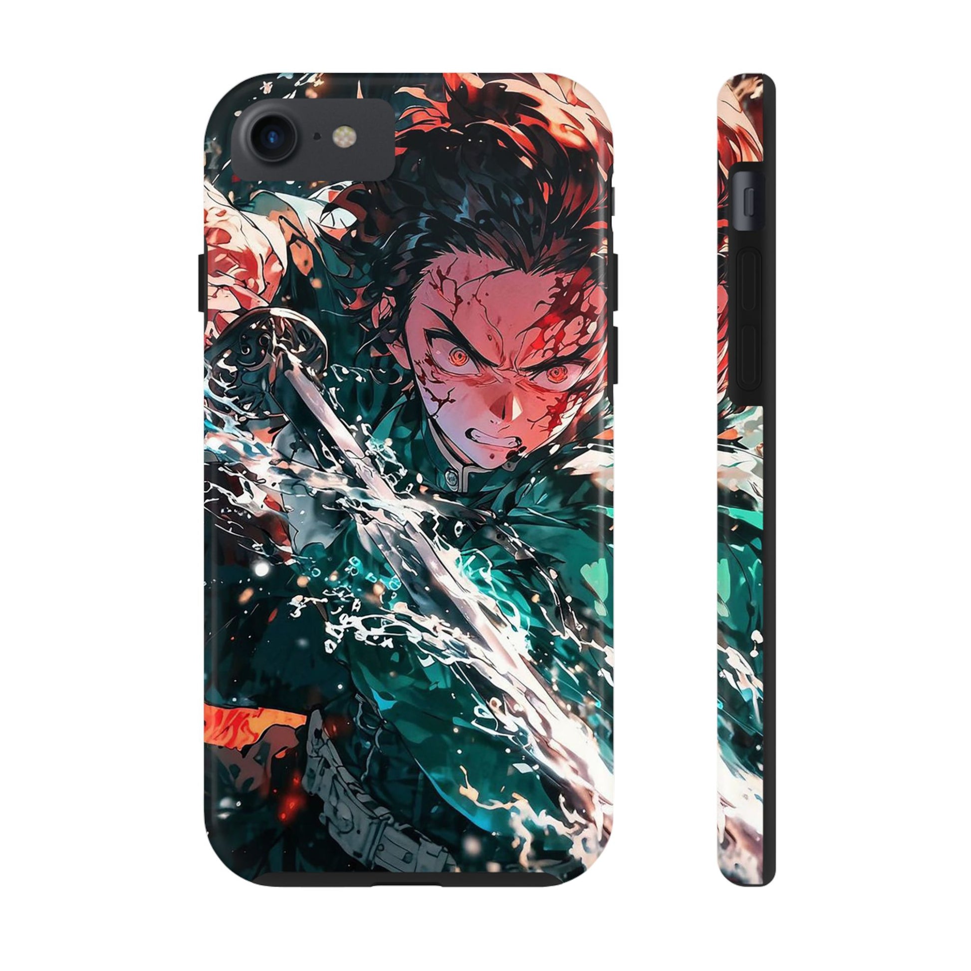 Demon Slayer Tanjiro Art Phone Case for iPhone & Samsung Galaxy Phones