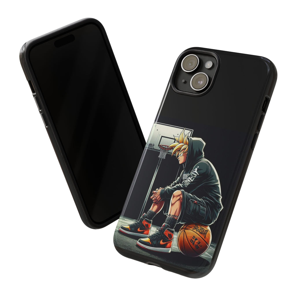 Son Goku Basketball Tough Cases for iPhones, Samsung, and Pixel