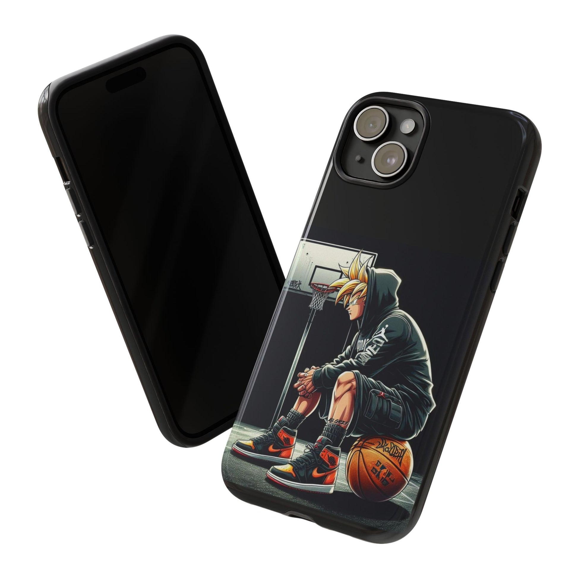 Son Goku Basketball Tough Cases for iPhones, Samsung, and Pixel