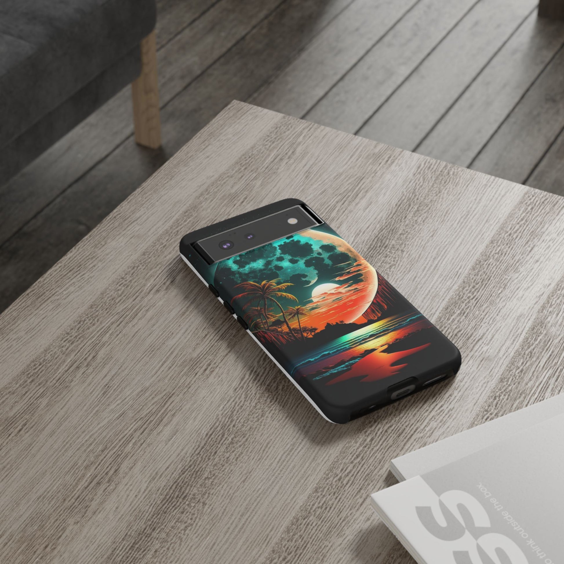 Fantasy Beach Sunset Landscape Phone Case for iPhone, Samsung Galaxy, & Pixel Phones