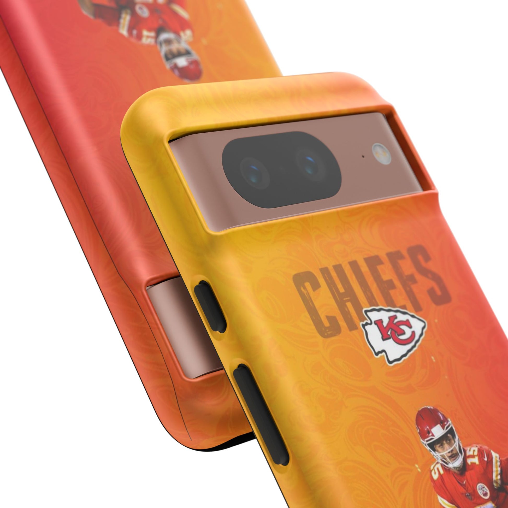 Kansas City Chiefs Patrick Mahomes Football Tough Cases for iPhones, Samsung, and Pixel