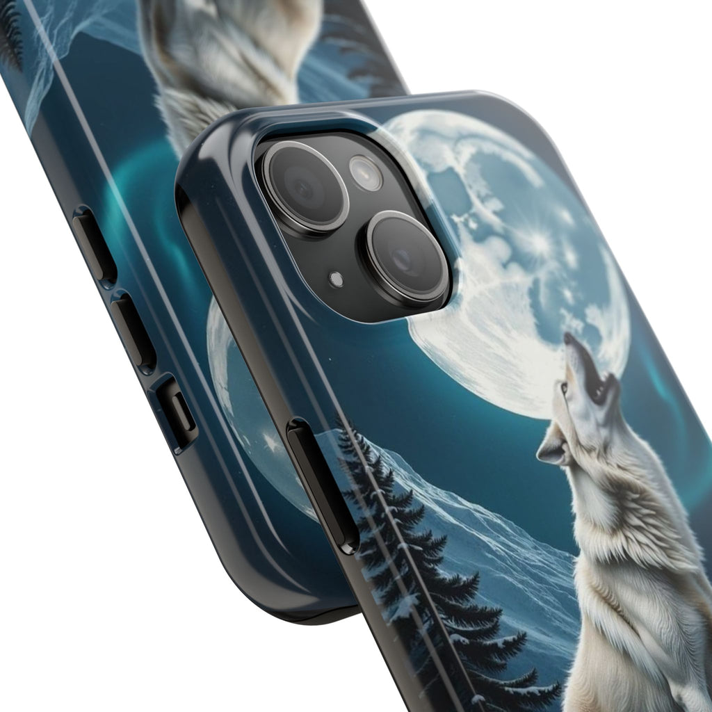 Howling Wolf Theme Phone Cases for iPhones & Samsung Phones