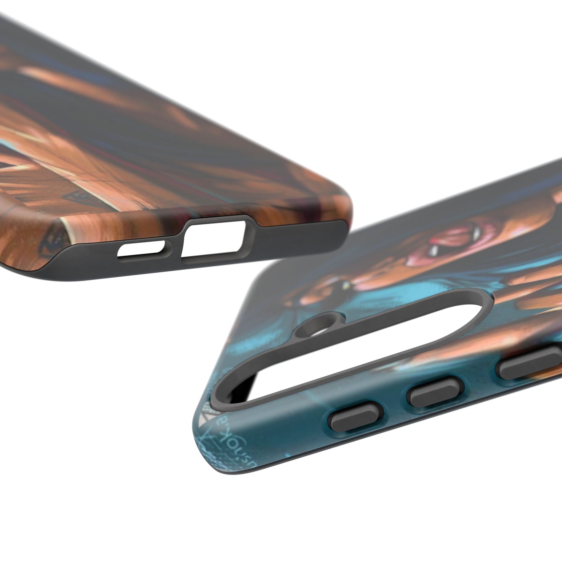 Tough Girl Theme Urban Design Cases for iPhones, Samsung, and Pixel