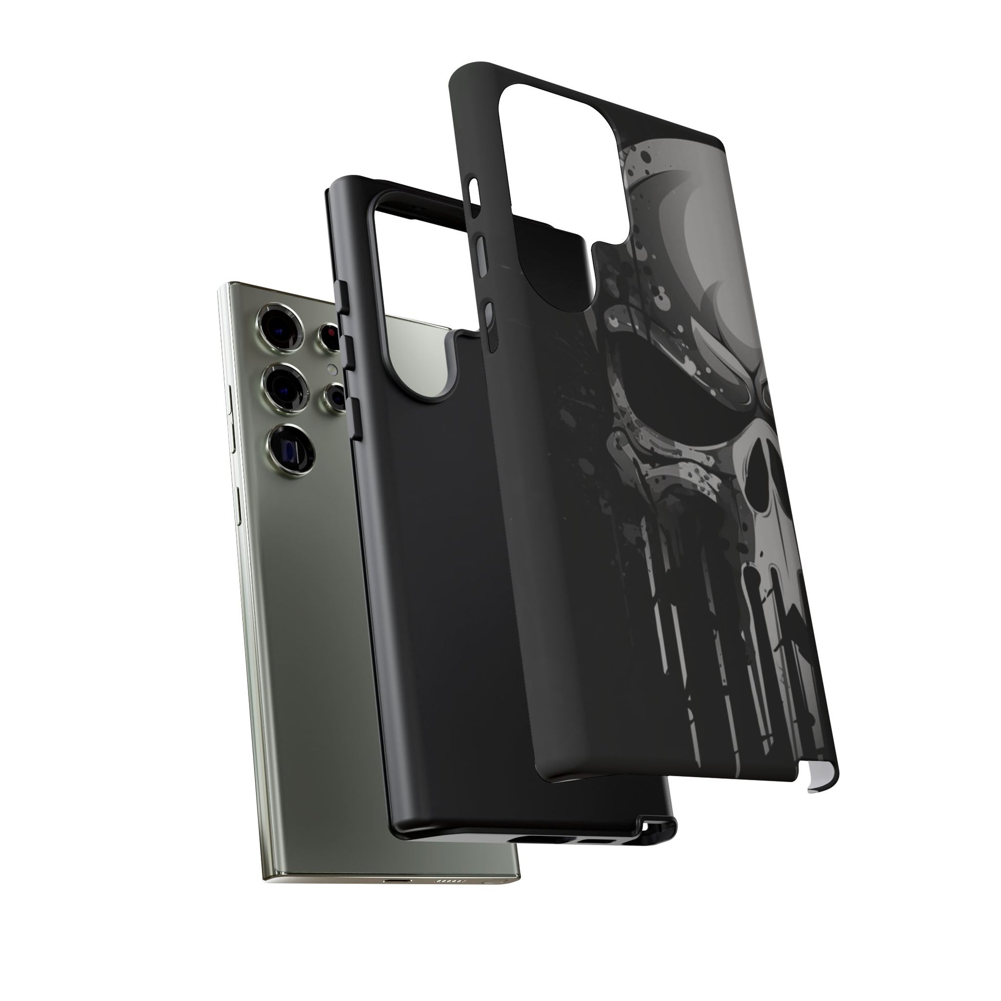 Punisher Skull Tough Cases for iPhones, Samsung, and Pixel