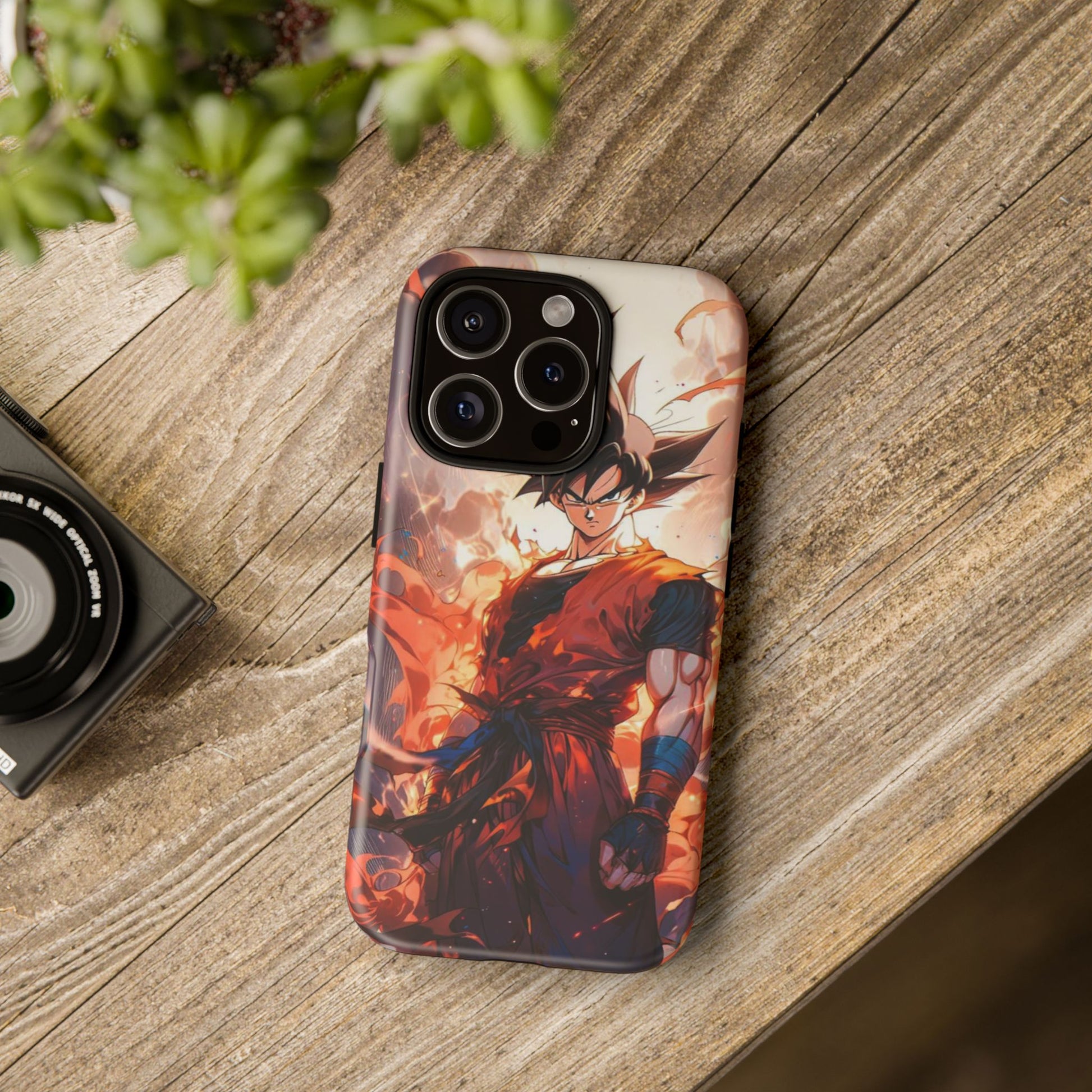 Anime Manga Dragon Ball Z Goku Tough Cases for iPhones, Samsung, and Pixel
