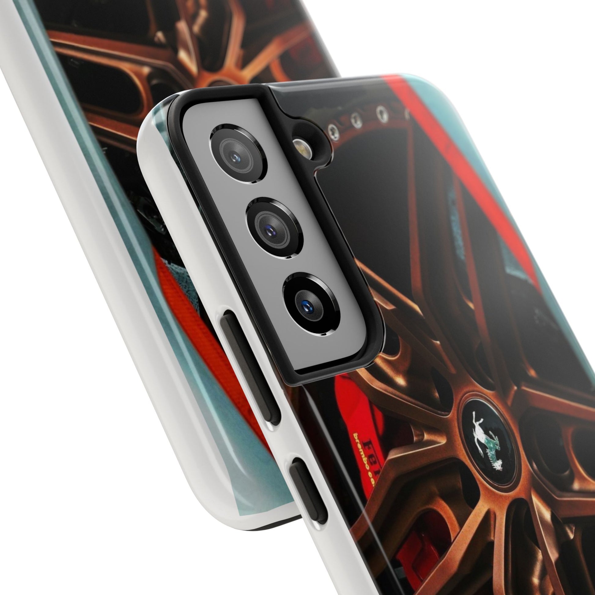 Sports Car Racing Wheel tough Phone Cases for Iphones & Samsung Durable