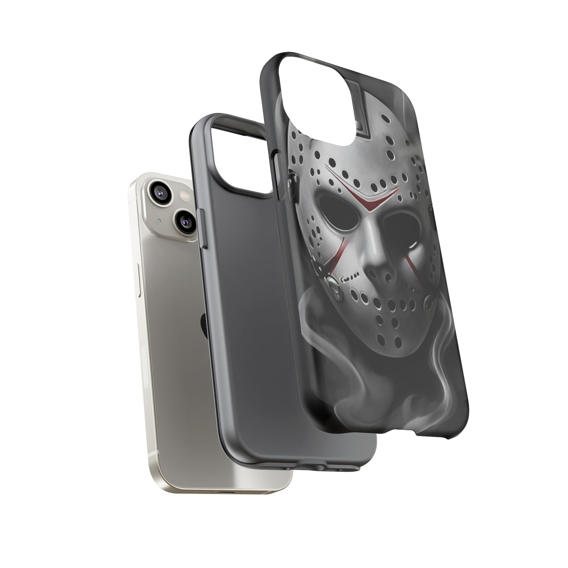 Friday the 13th Jason's Mask Tough Cases for iPhones, Samsung, and Pixel