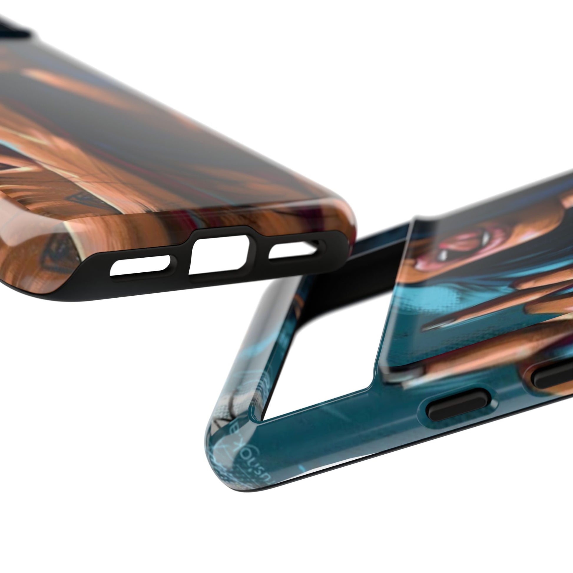 Tough Girl Theme Urban Design Cases for iPhones, Samsung, and Pixel