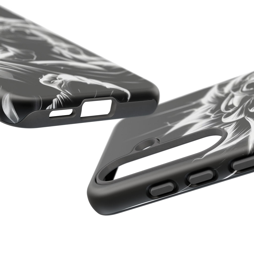 Anime Saiyan Rage Dragon ball Z Tough Cases for iPhones, Samsung, and Pixel