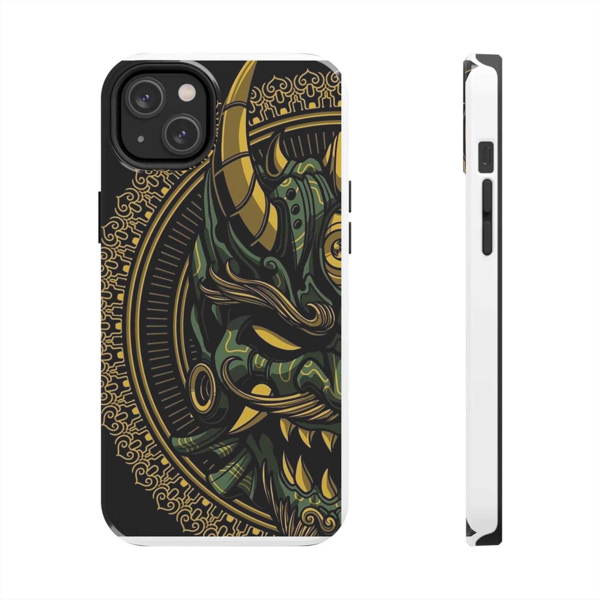 Kabuki Mask Theme Phone Cases for Iphones & Samsung Durable