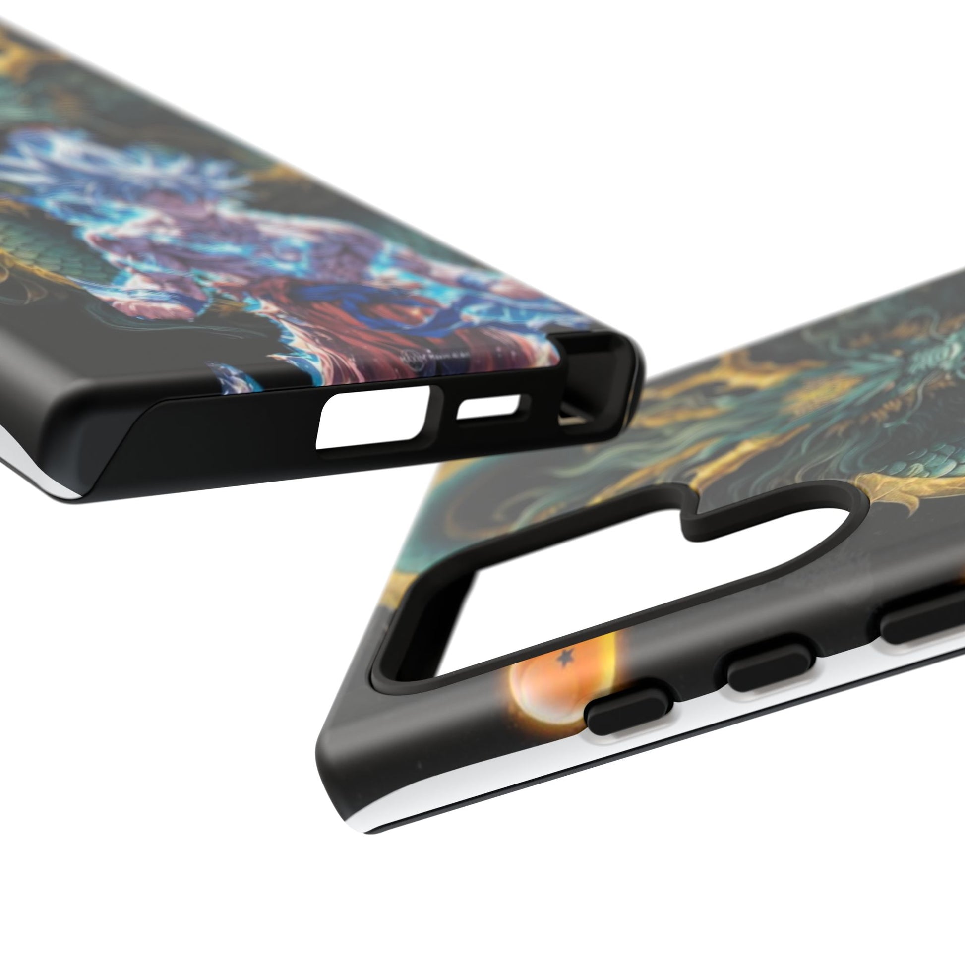 Anime Goku x Shenron Dragonball Z Tough Cases for iPhones, Samsung, and Pixel