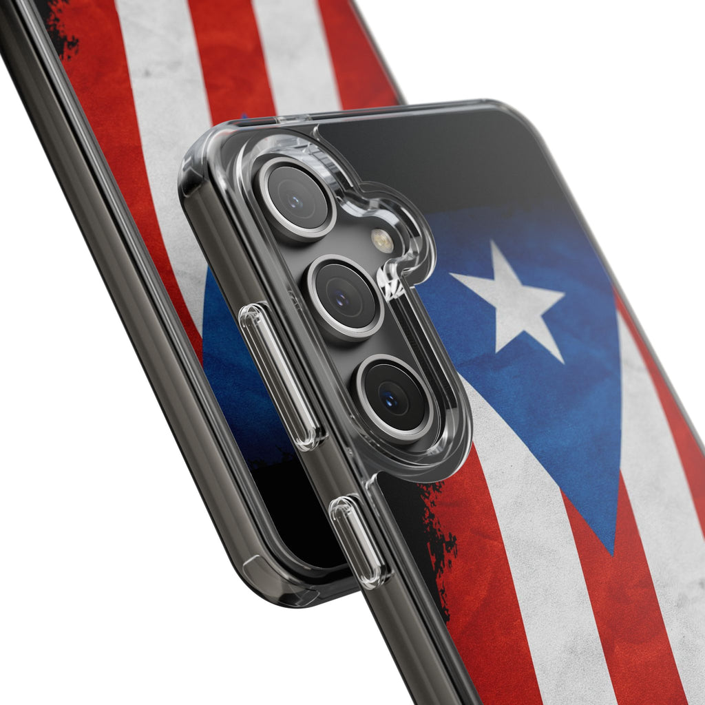 Puerto Rican Flag Art Inspired Iphone and Samsung Protective case