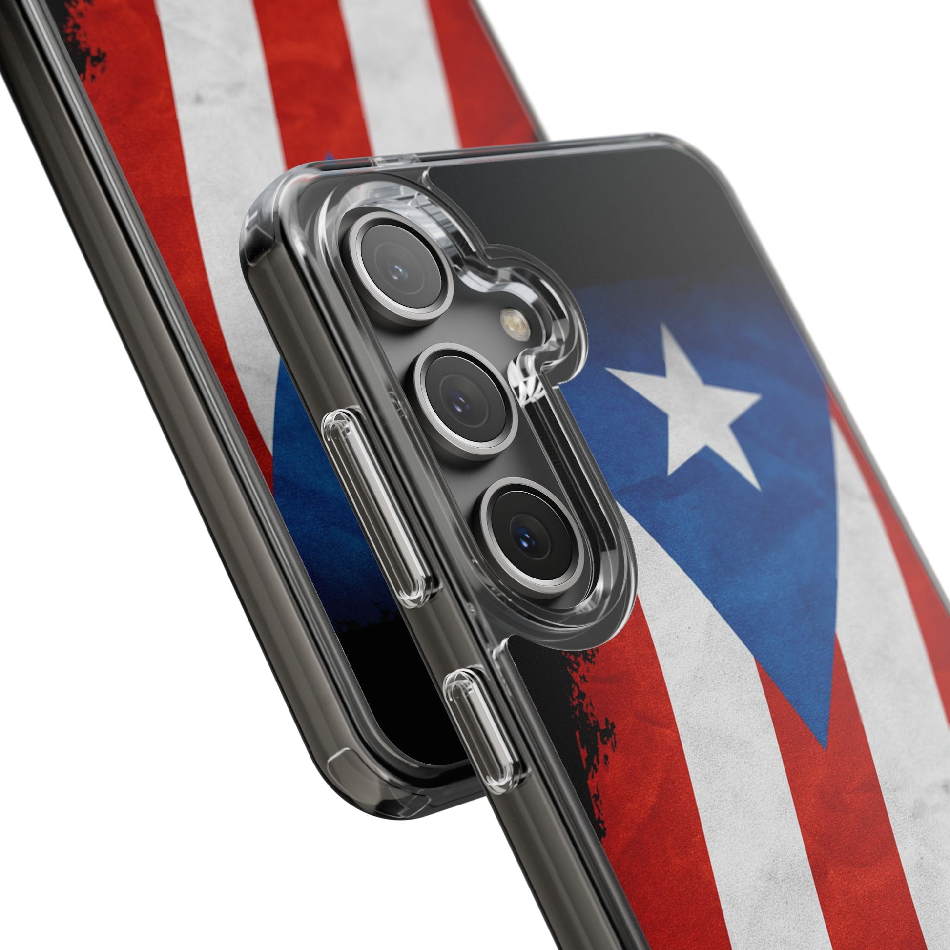 Puerto Rican Flag Art Inspired Iphone and Samsung Protective case