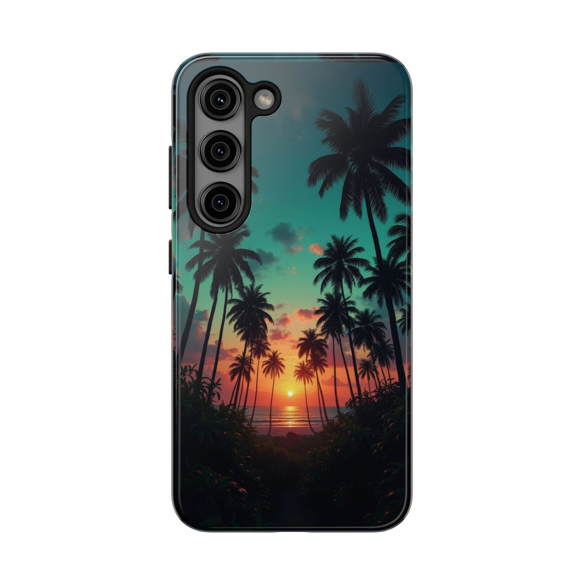 Beach Oasis Themed Tough Phone Cases for Iphones & Samsung Phones