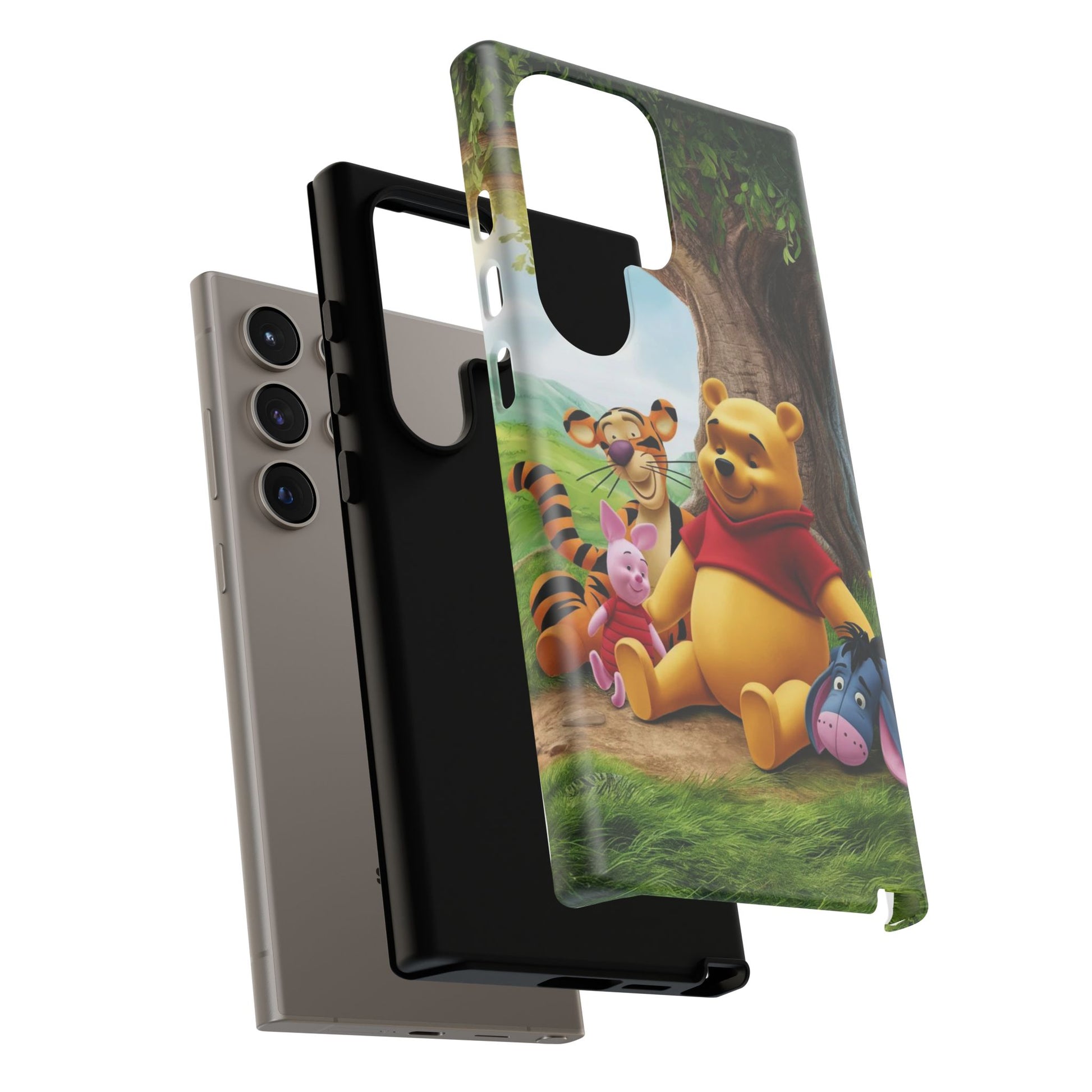 Cute Pooh Bear Phone Case, Tough Cases, Disney Phone for iPhones, Samsung, and Pixel