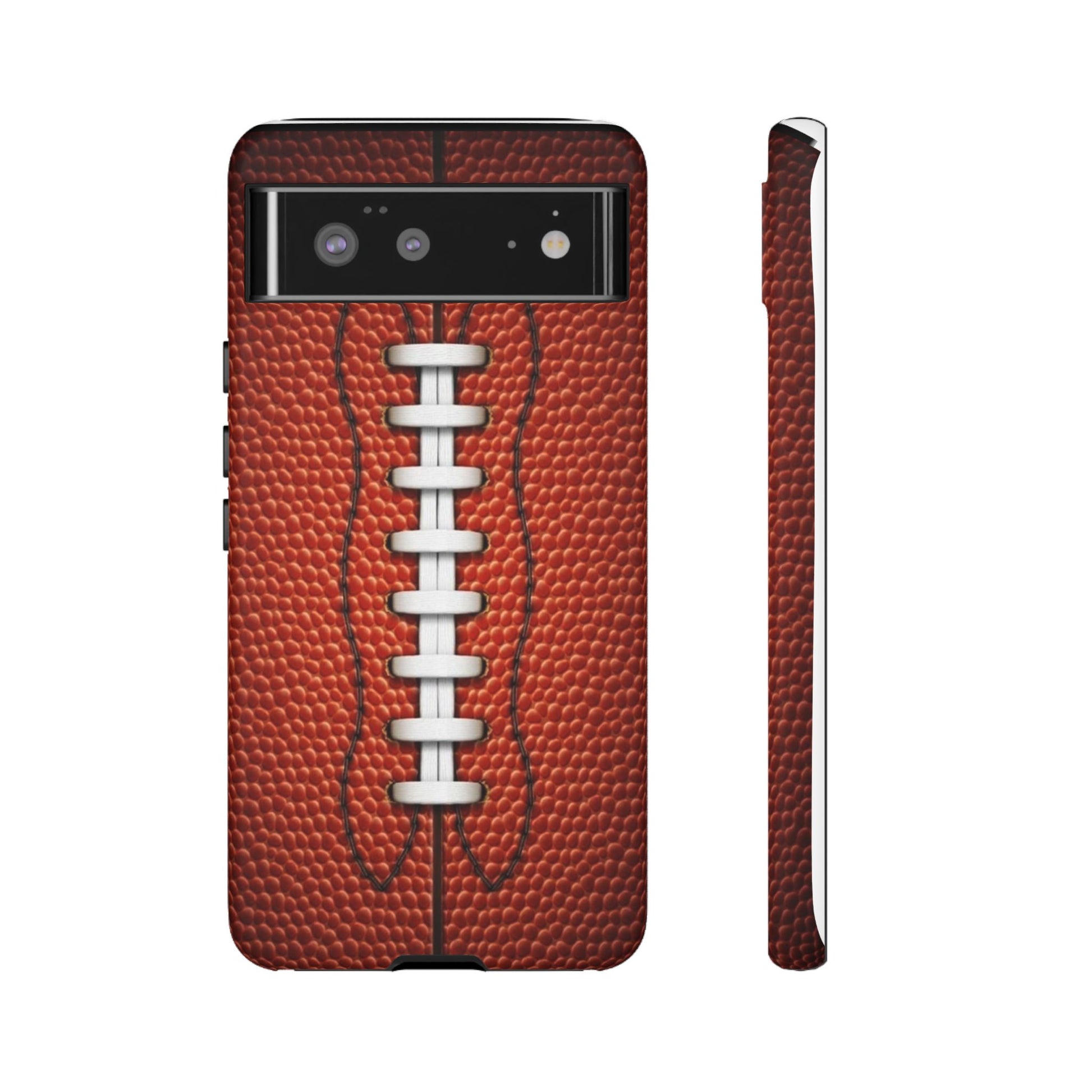Football Pigskin Print Tough Cases for iPhones, Samsung, and Pixel