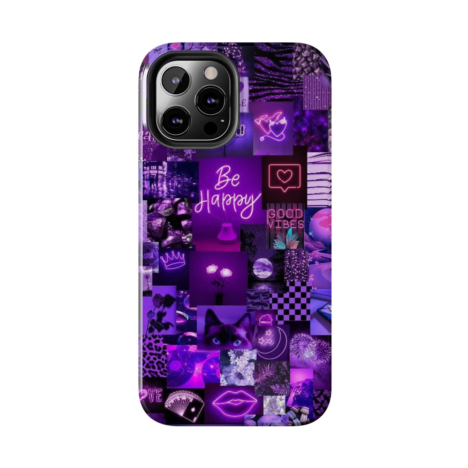 Be Happy Themed Tough Phone Cases for Iphones & Samsung Phones