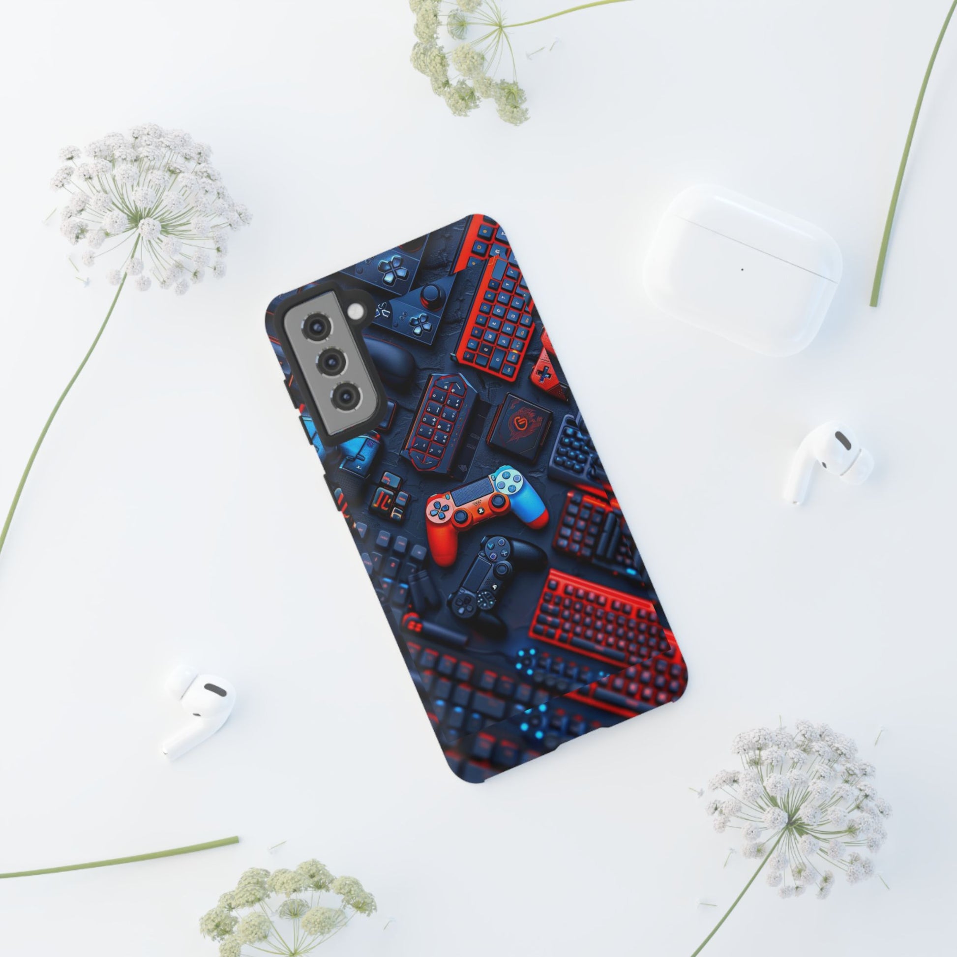 Gamer Themed Controllers Tough Cases for iPhones, Samsung, and Pixel