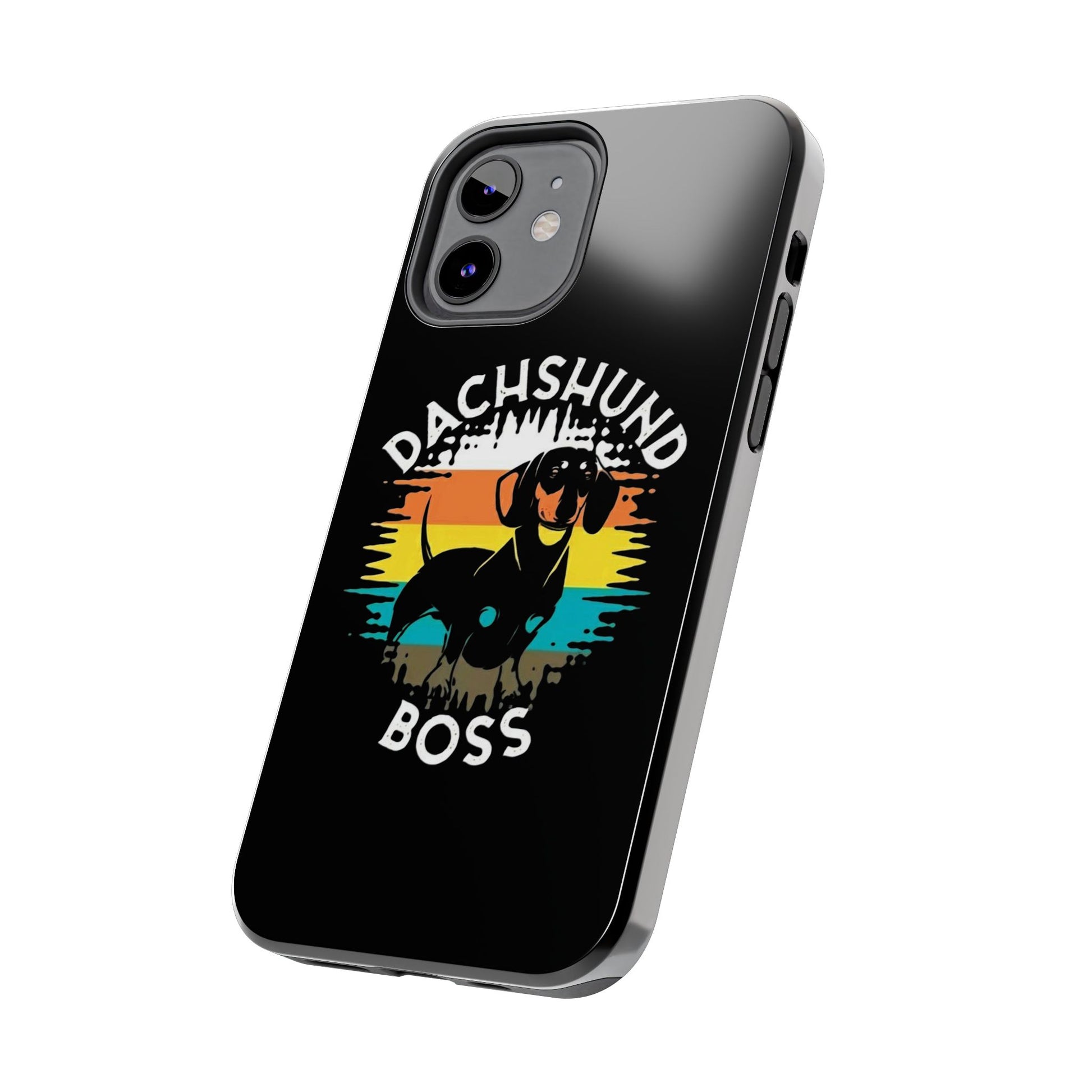 Dachshund Boss Theme Phone Cases for iPhones & Samsung Phones