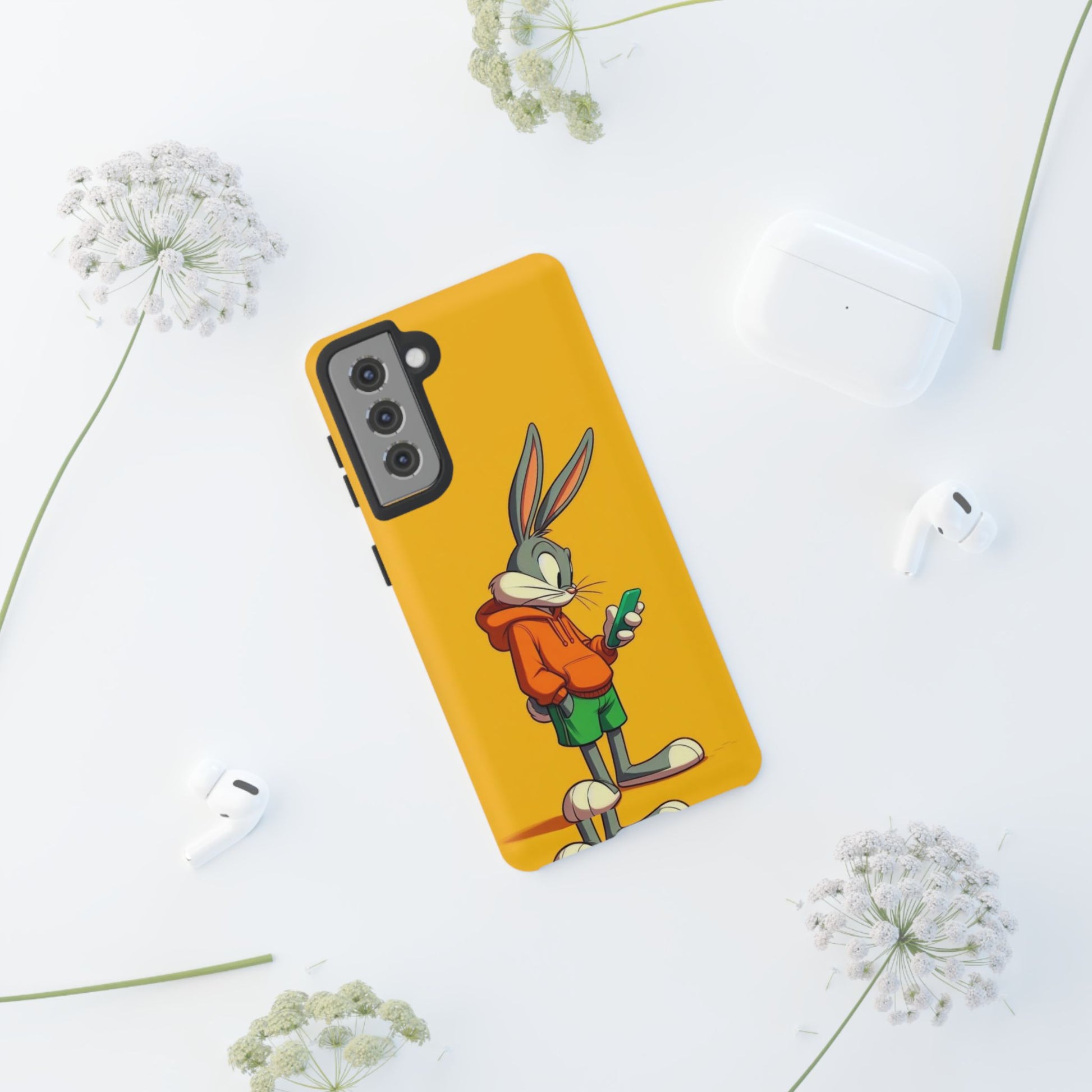 Bugs Bunny Tough Cases for iPhones, Samsung, and Pixel