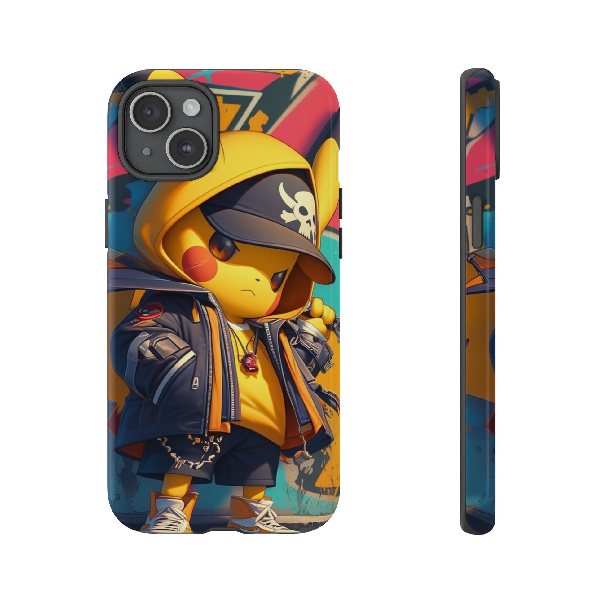 Cute Poke Bear Phone Case, Tough Cases for iPhones, Samsung, and Pixel