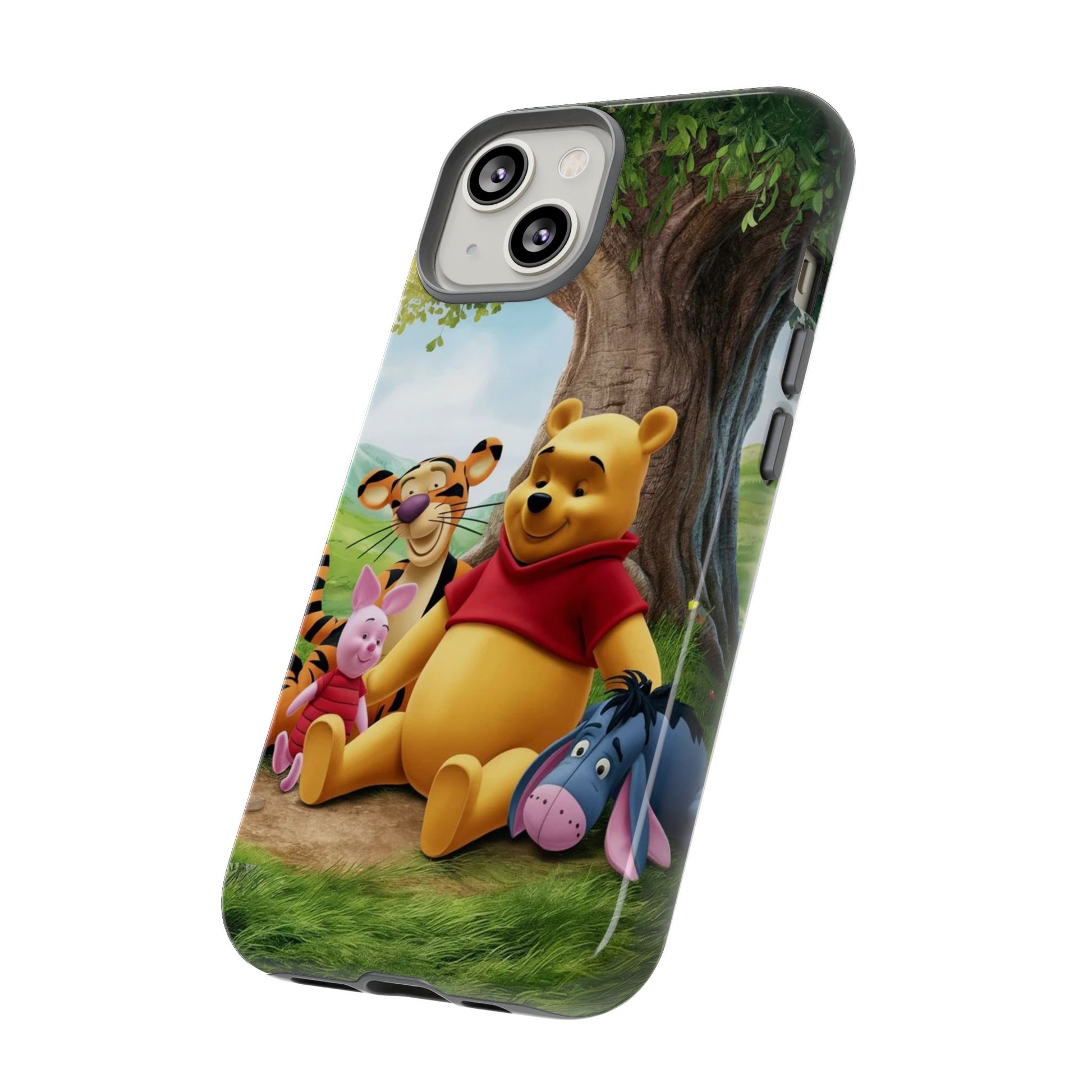 Cute Pooh Bear Phone Case, Tough Cases, Disney Phone for iPhones, Samsung, and Pixel