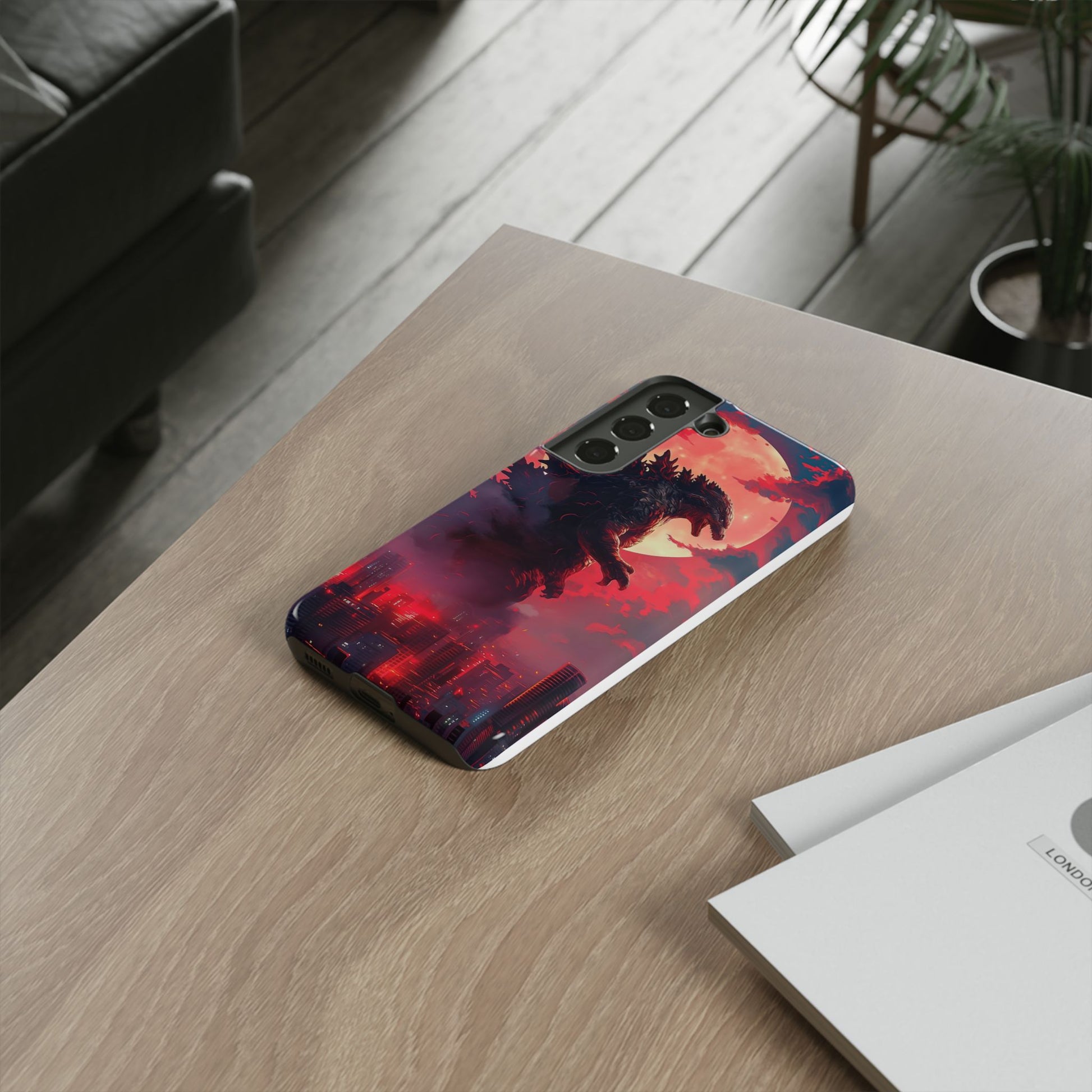 King of Monsters Godzilla Tough Phone Cases for iPhones, Samsung, and Pixel