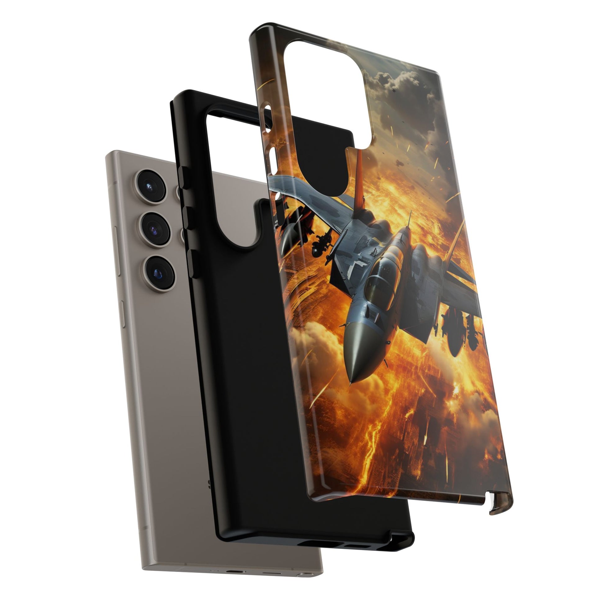 F-15 Fighter Jet Tough Cases for iPhones, Samsung, and Pixel