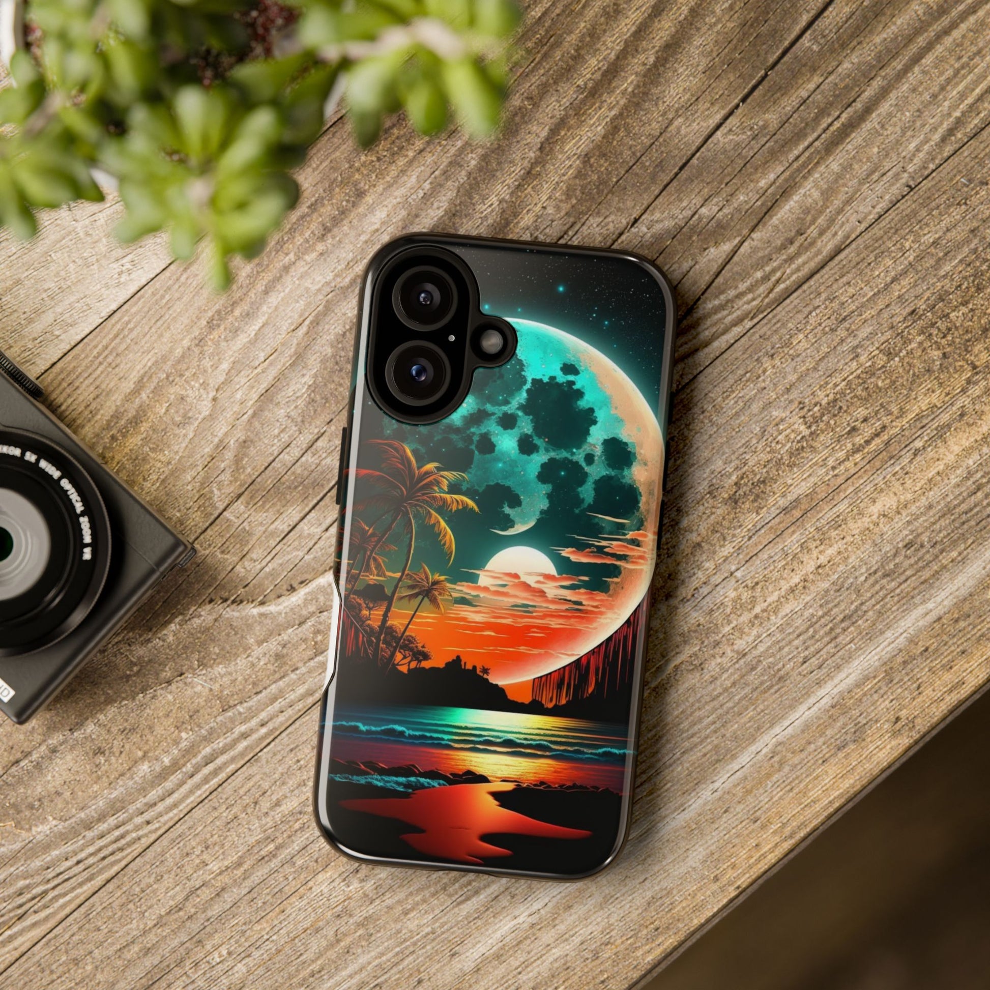 Fantasy Beach Sunset Landscape Phone Case for iPhone, Samsung Galaxy, & Pixel Phones