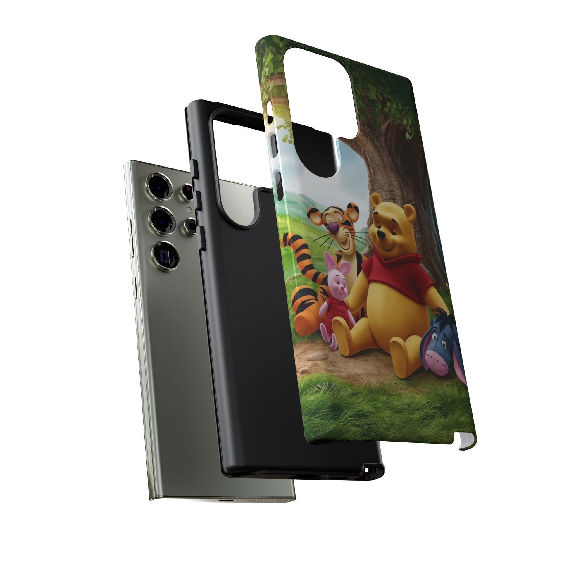 Cute Pooh Bear Phone Case, Tough Cases, Disney Phone for iPhones, Samsung, and Pixel