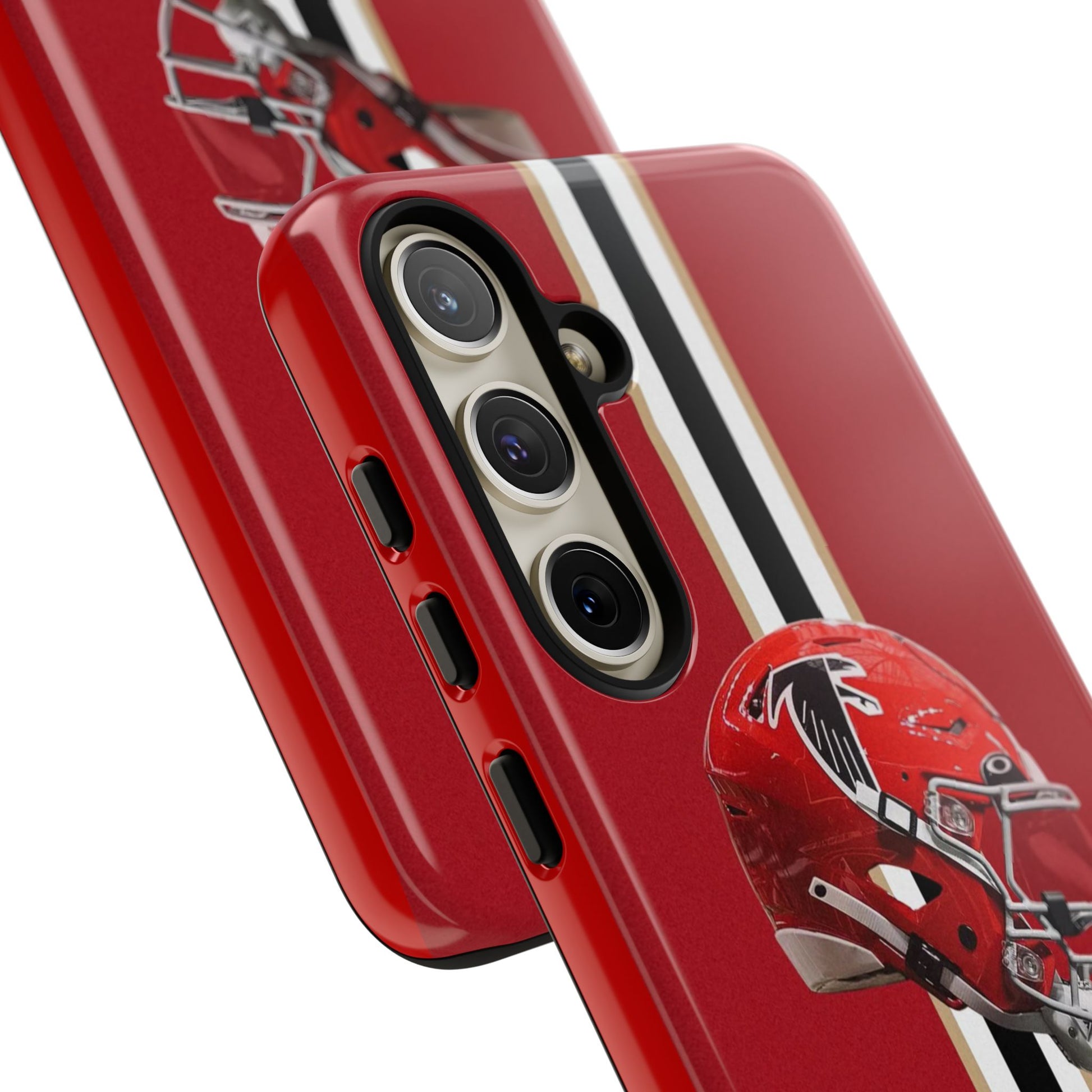 Atlanta Falcons Football Helmet Logo Tough Cases for iPhones, Samsung, and Pixel