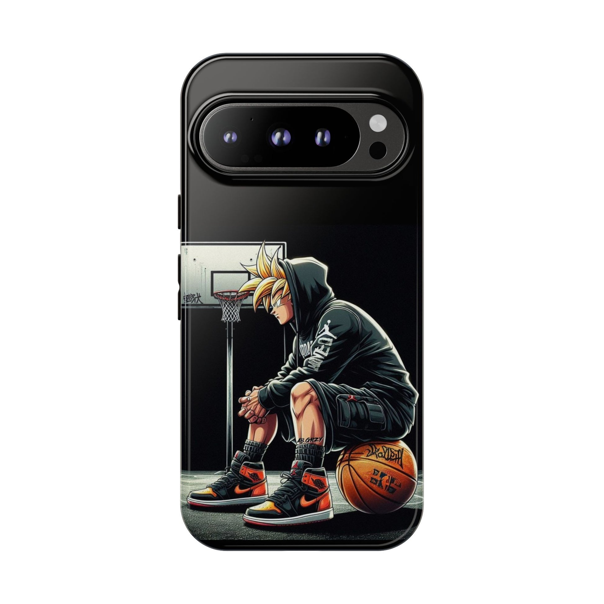 Son Goku Basketball Tough Cases for iPhones, Samsung, and Pixel